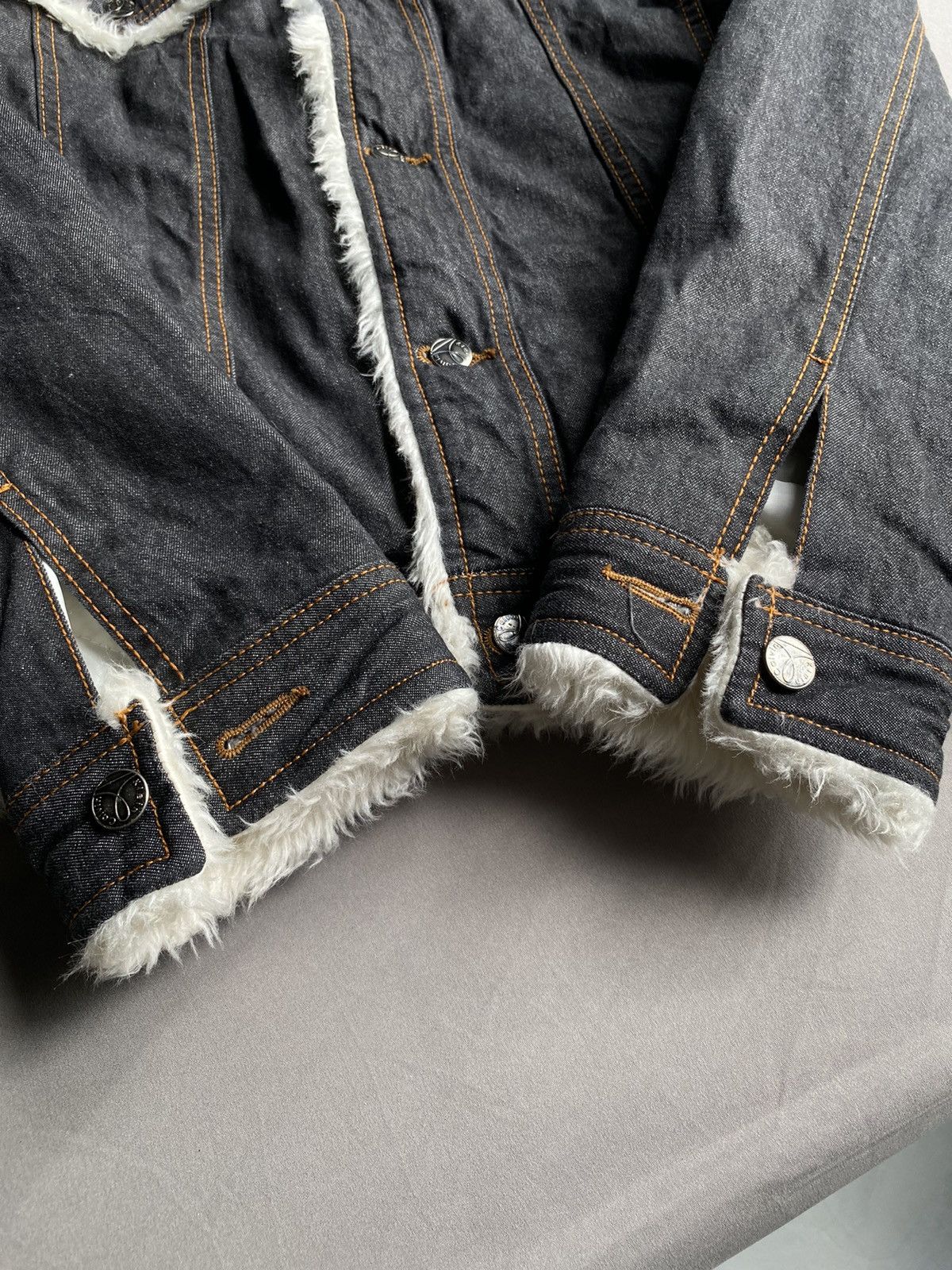 Calvin Klein × If Six Was Nine Calvin Klein Denim Sherpa Fur Jacket Size US M / EU 48-50 / 2 - 10 Thumbnail