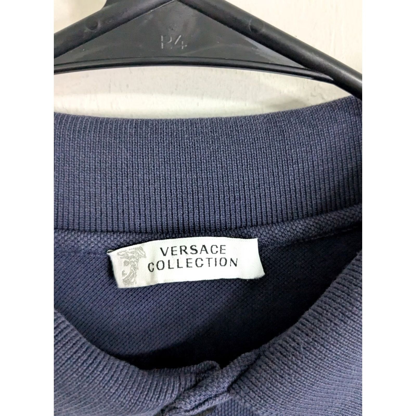 Versace Versace Polo Shirt Men's Small Blue Short Sleeve Casual Preppy Stretch Cotton Size US S / EU 44-46 / 1 - 4 Thumbnail
