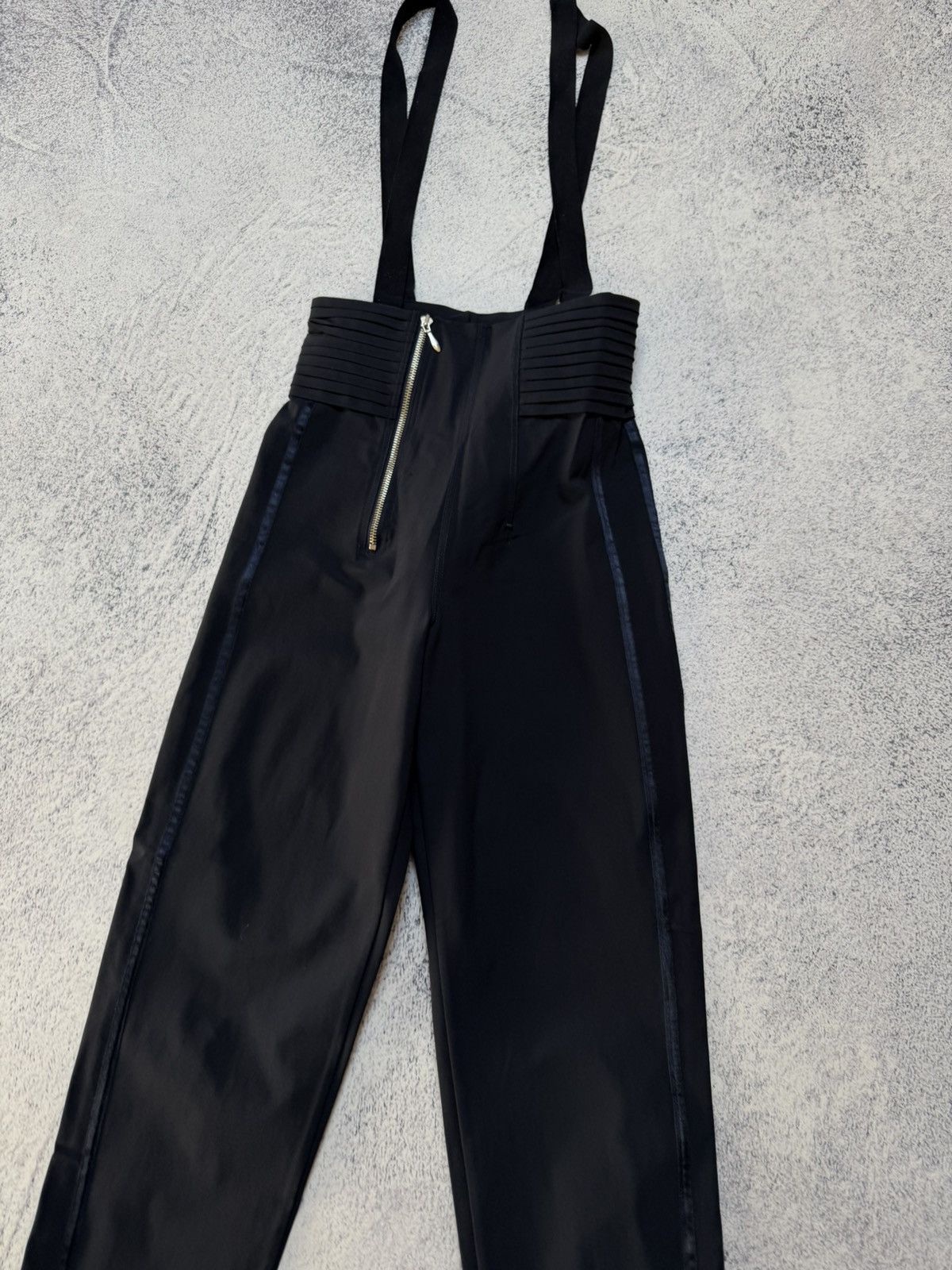 Marithe + Francois Girbaud Archive Prada Style Overalls High Waist Suspender Pants Size 27" / US 4 / IT 40 - 6 Thumbnail