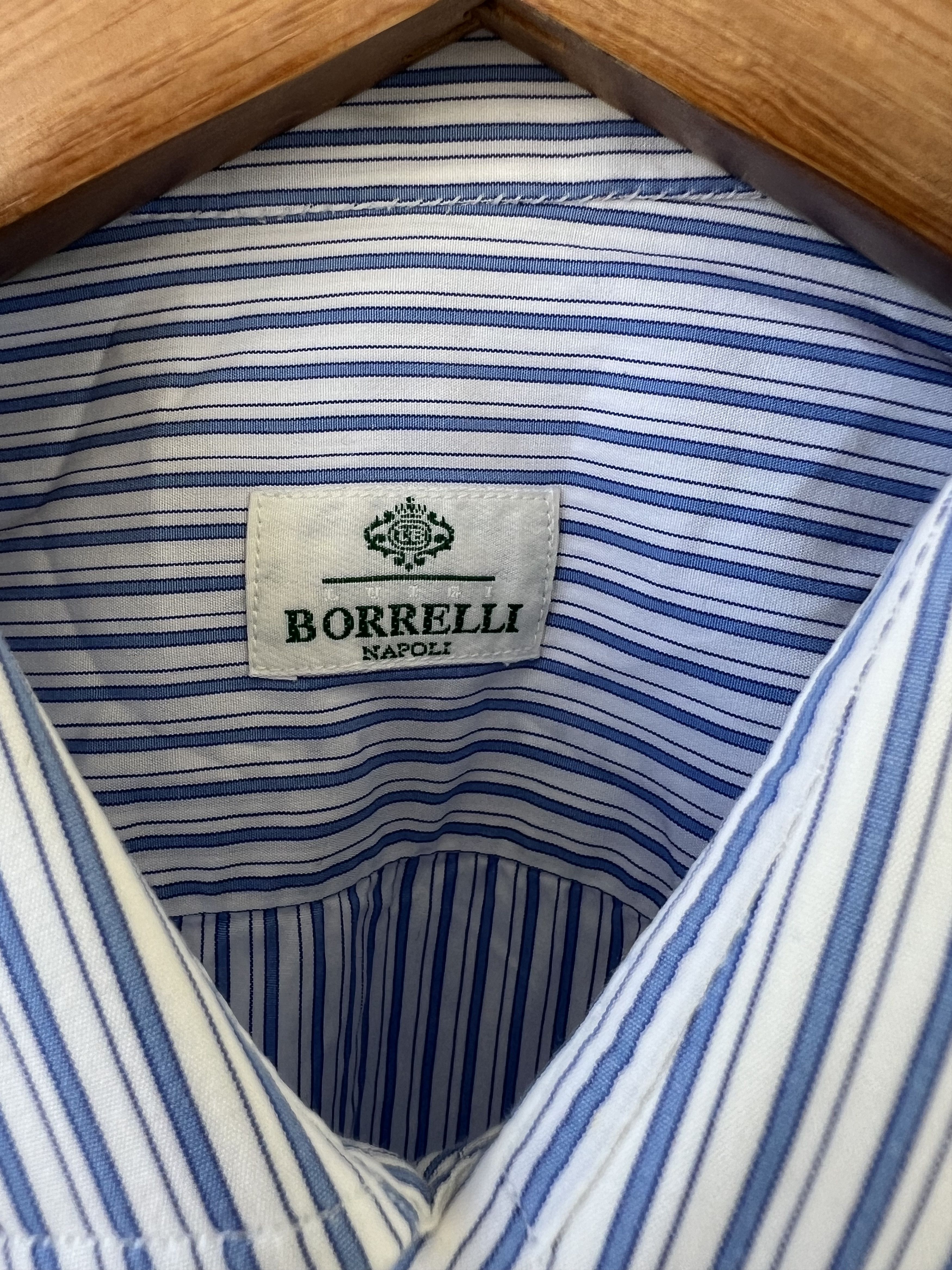 Luigi Borrelli Borrelli Shirt 16 Size US L / EU 52-54 / 3 - 2 Thumbnail
