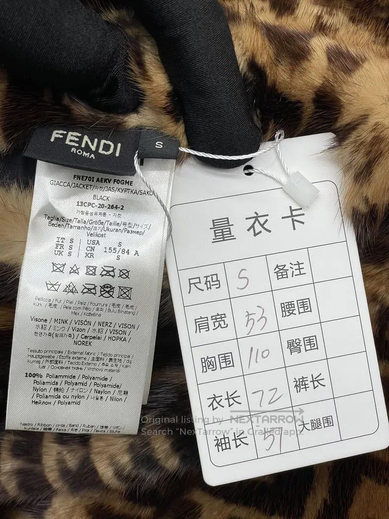 Fendi Fendi Classic old-fashioned two-tone mink fur coat Size S / US 4 / IT 40 - 8 Thumbnail