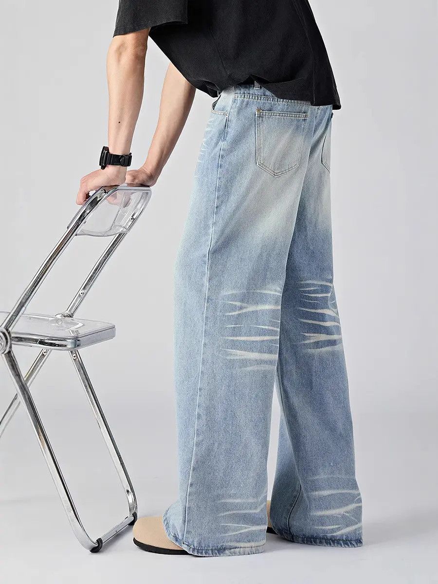 Japanese Brand × Jean Loose casual wide leg jeans Size US 32 / EU 48 - 2 Thumbnail