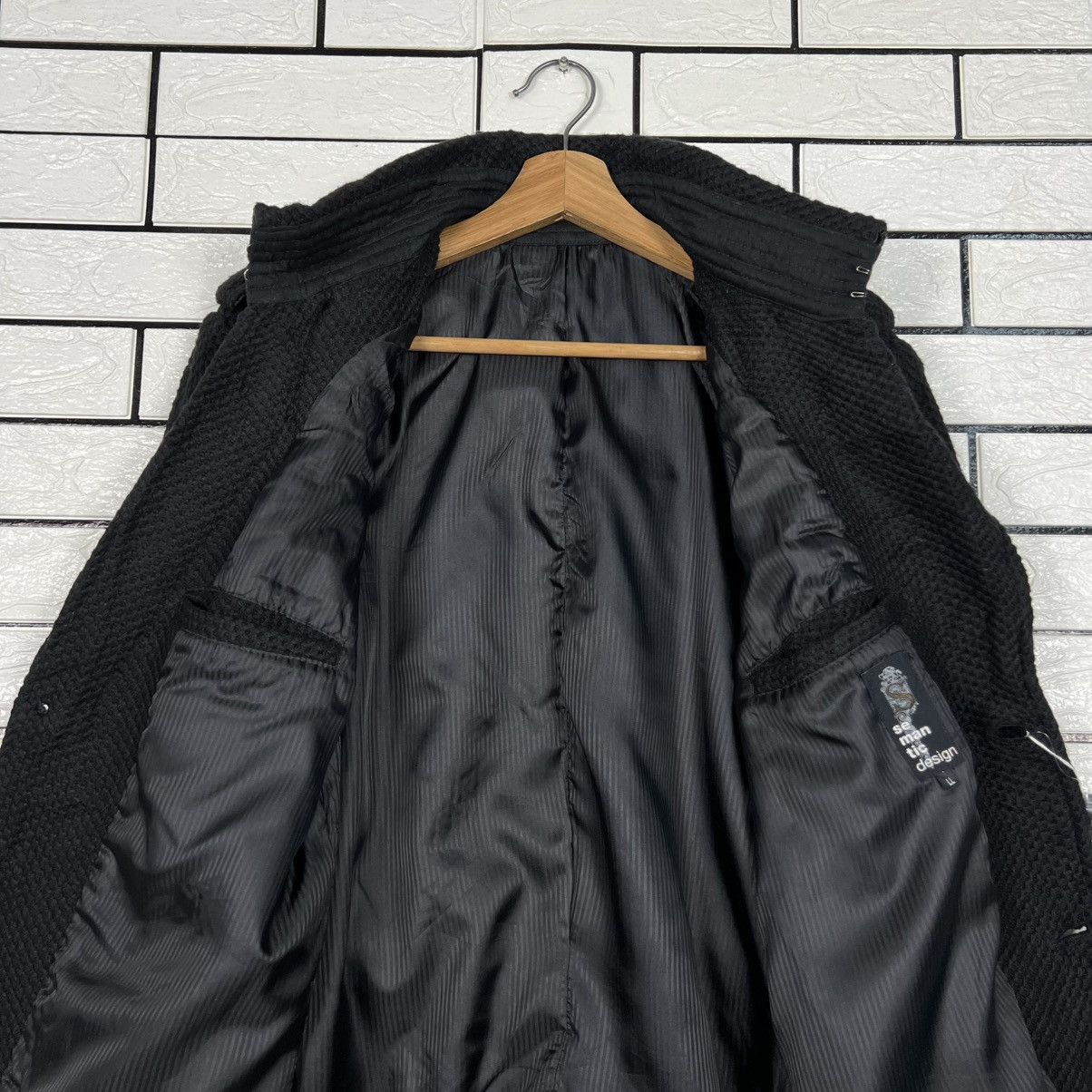 semanticdesign SEMANTICDESIGN Avant Garde Belted Coat Jacket #4144-C189 Size US L / EU 52-54 / 3 - 12 Thumbnail