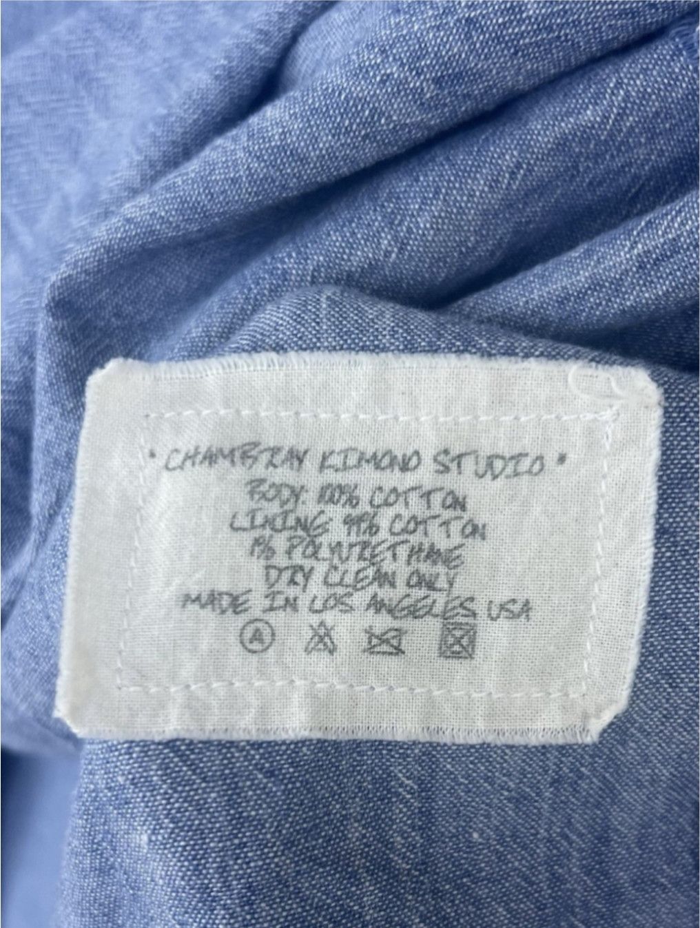 Greg Lauren Greg Lauren Chambray Kimono Size US XL / EU 56 / 4 - 8 Thumbnail