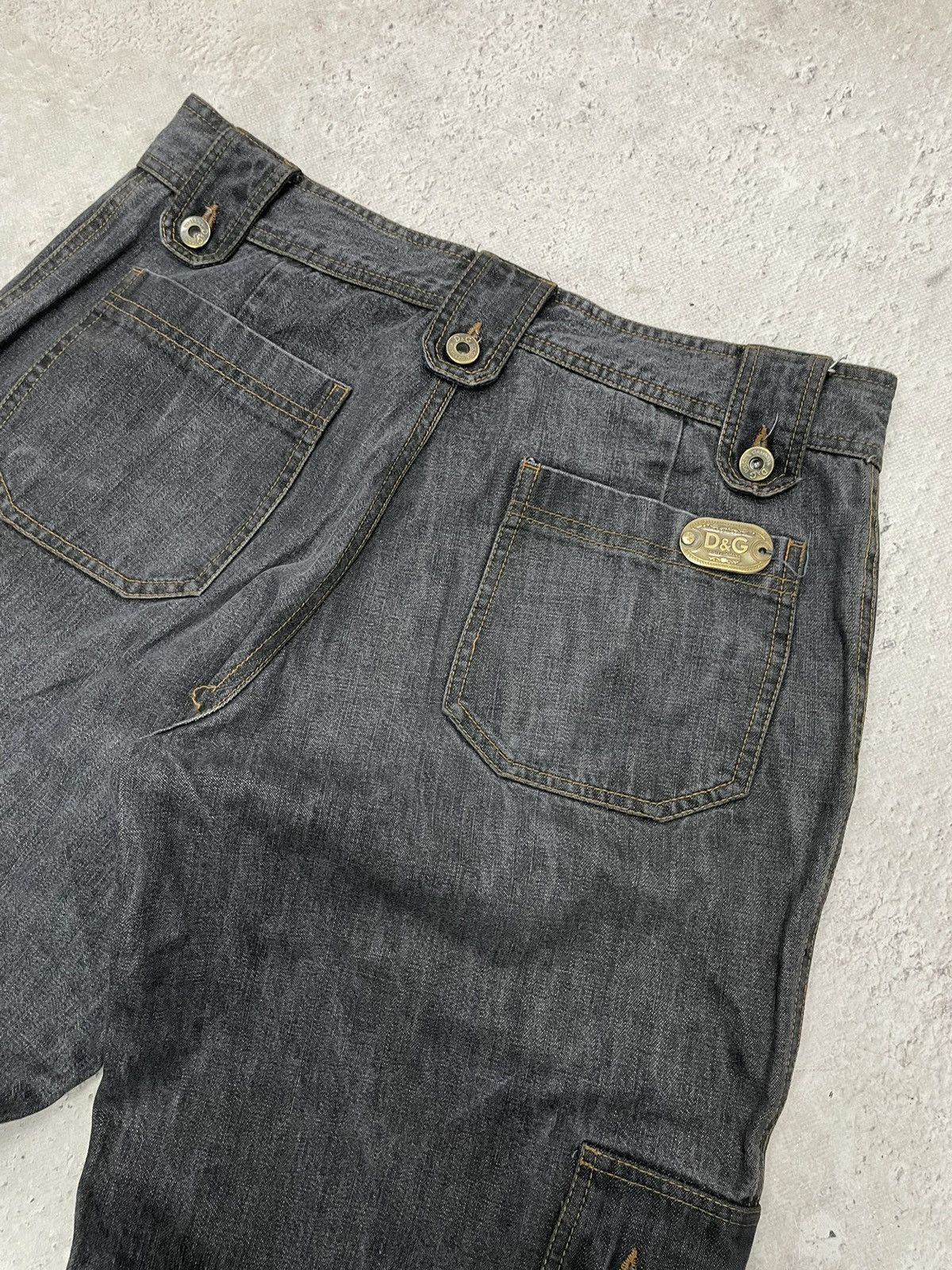 Dolce & Gabbana Rare washed 2000s cargo pants Dolce gabbana Archive y2k Size US 30 / EU 46 - 11 Thumbnail