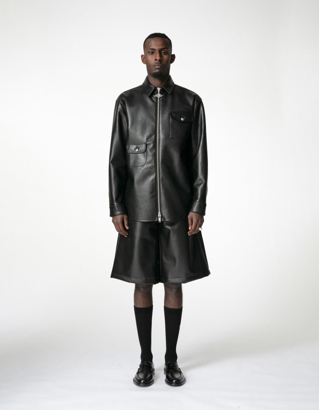 Han Kjobenhavn !DS! FW22 Han Kjobenhavn Army Zip Overshirt Black Jacket Size US M / EU 48-50 / 2 - 3 Thumbnail