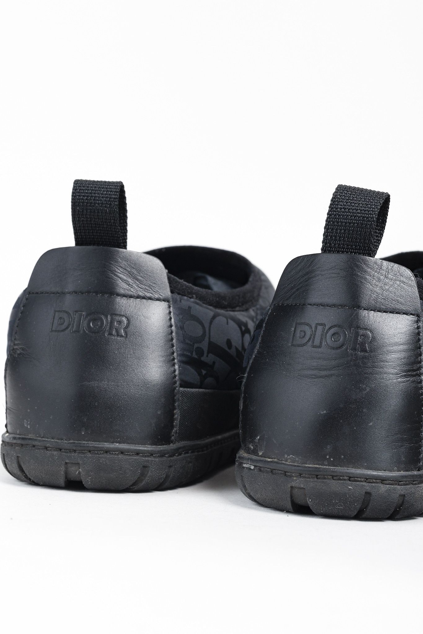 Dior Dior Black Super Dior Oblique Quilted Nylon Snow Slippers Size US 6 / EU 39 - 8 Thumbnail