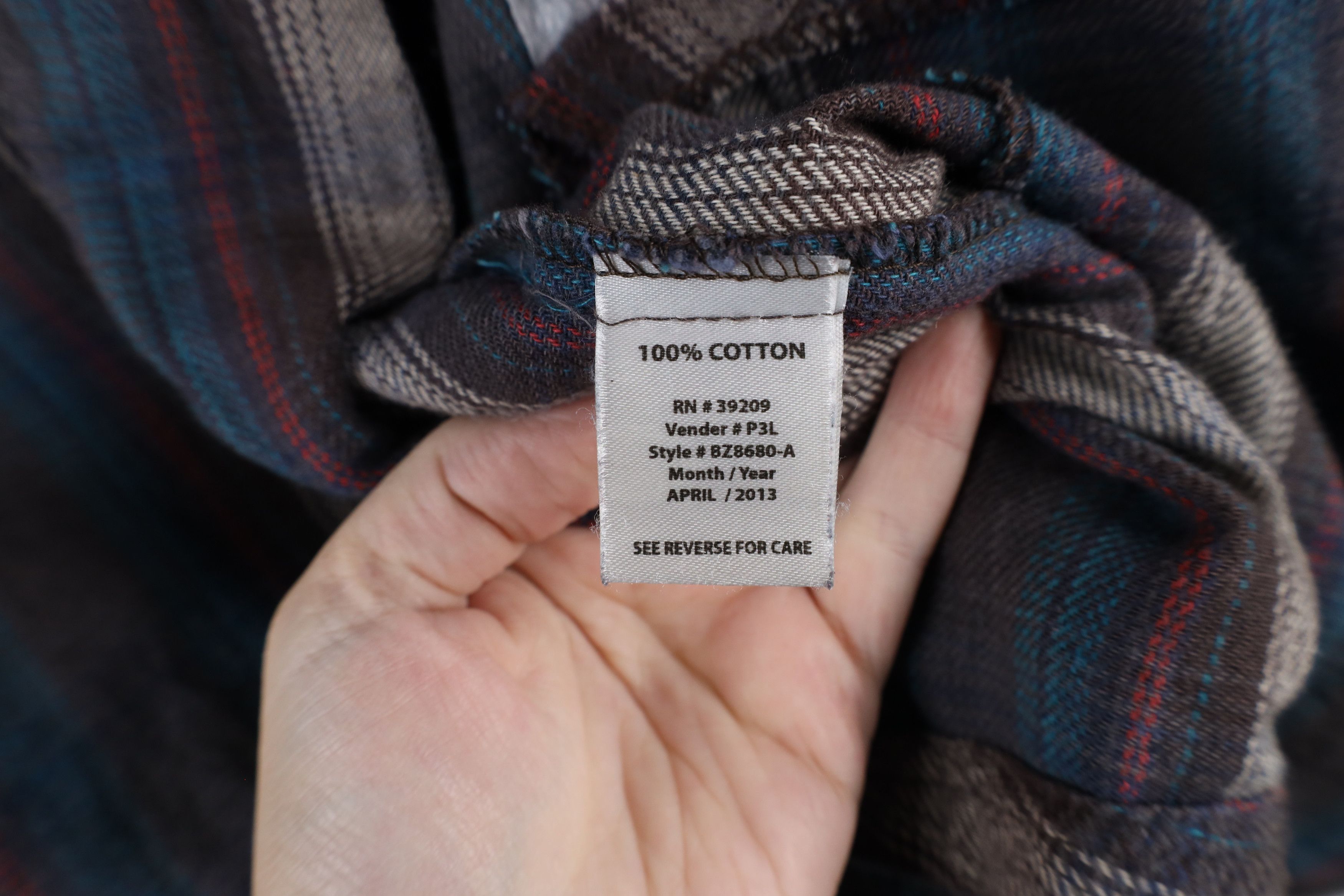 Vintage Vintage Burnside Surfing Flannel Shirt Jacket Jac Shirt Size US L / EU 52-54 / 3 - 7 Thumbnail