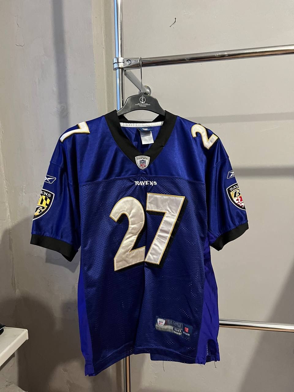 NFL BALTIMORE RAVENS #27 RAY RICE FOOTBALL SHIRT JERSEY SIZE 50 Size US M / EU 48-50 / 2 - 2 Thumbnail