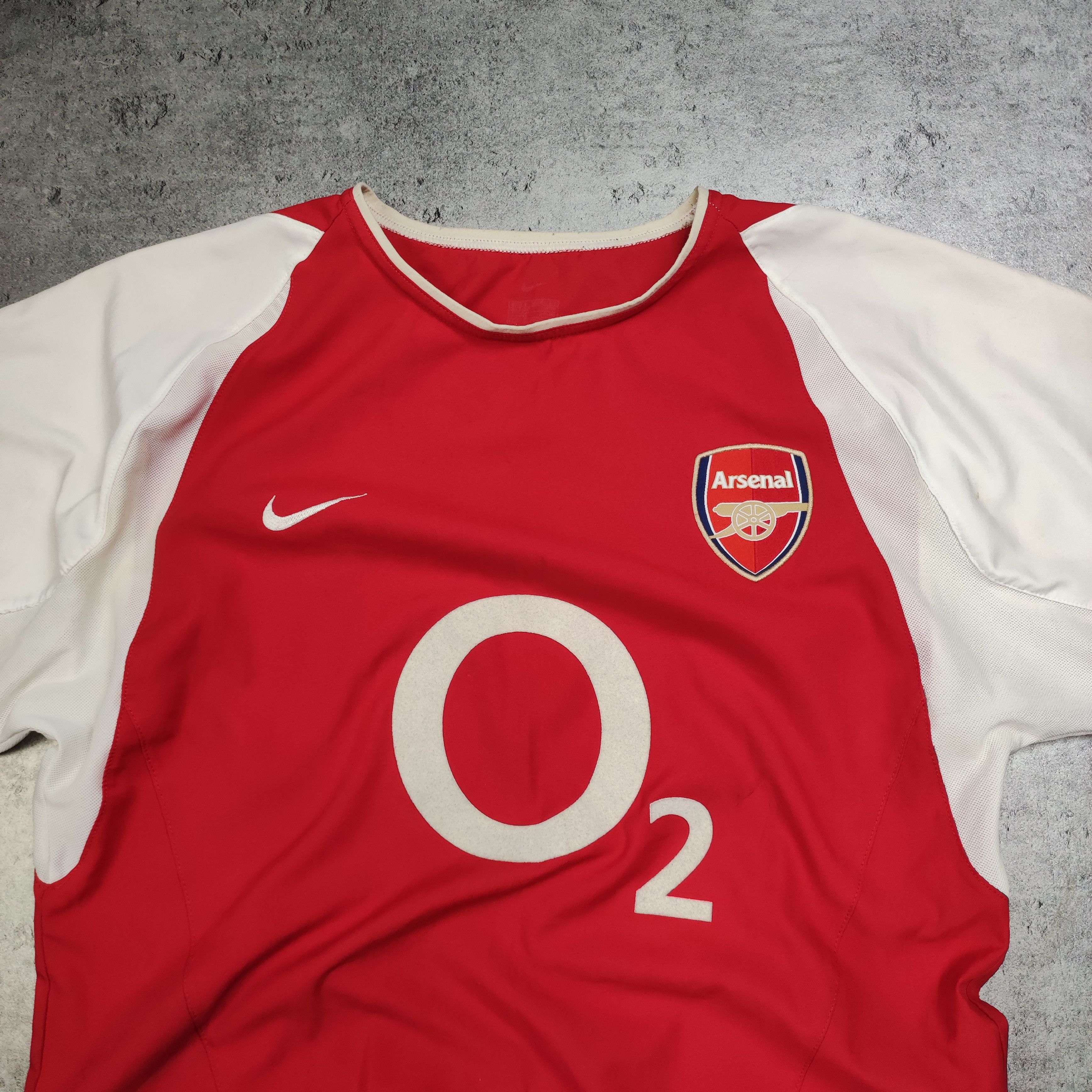 Nike × Vintage RARE Arsenal London 2003 x Nike Football Home Jersey Size US M / EU 48-50 / 2 - 4 Thumbnail