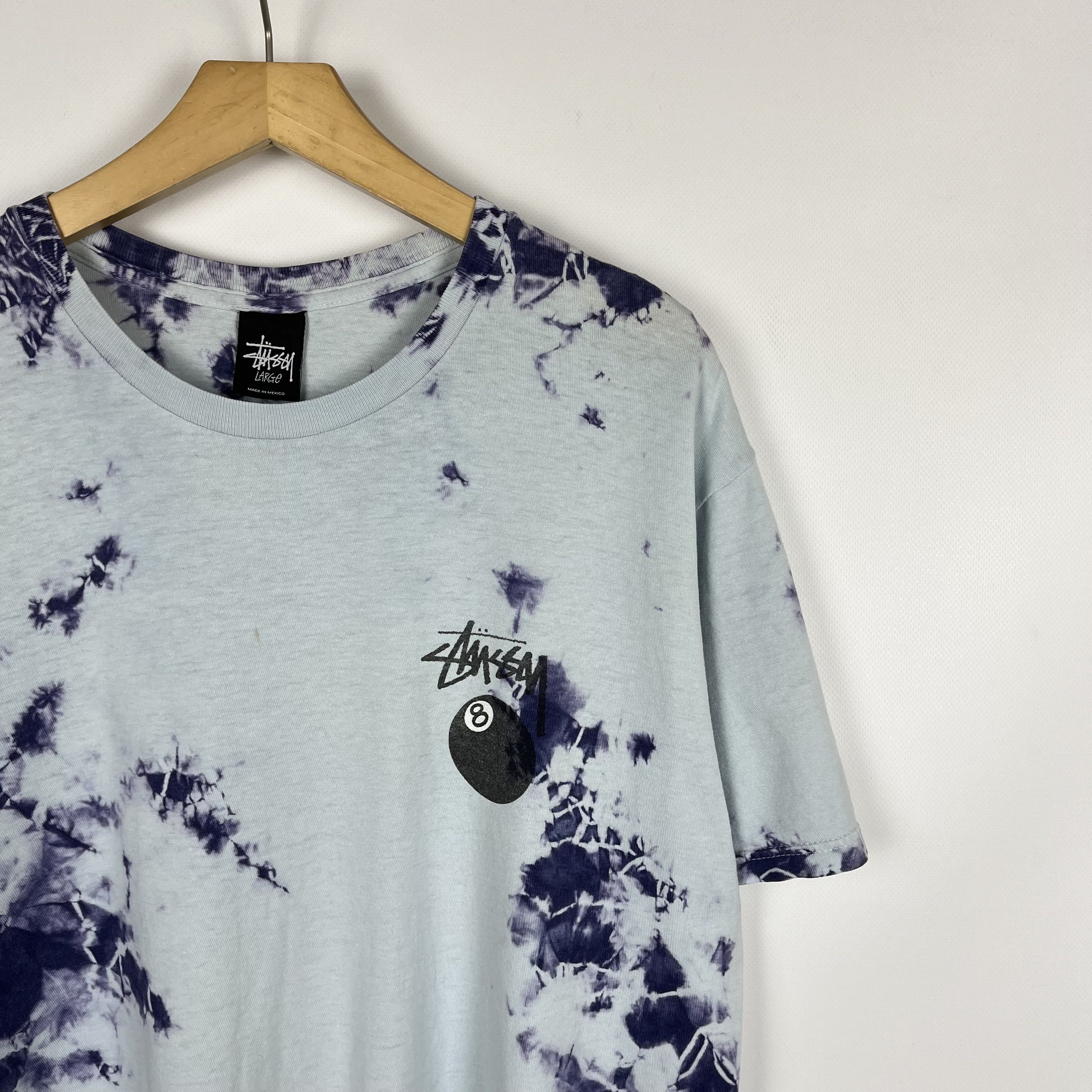 Stussy Vintage Stussy 8 Ball Big Logo Tie-Dye T Shirt 2000’s Size US L / EU 52-54 / 3 - 10 Thumbnail