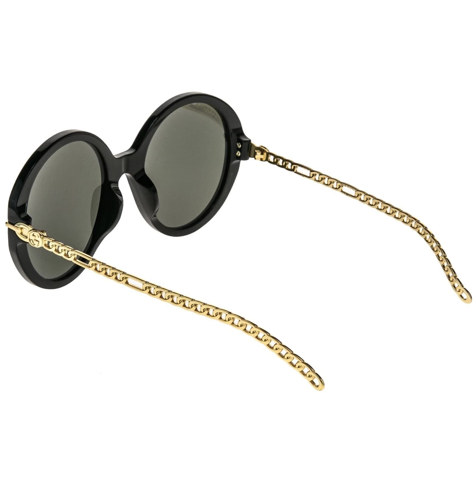 Gucci GUCCI GG0726 CHAIN 0726 Gold Black Heart Logo Detachable 005 Size ONE SIZE - 8 Thumbnail