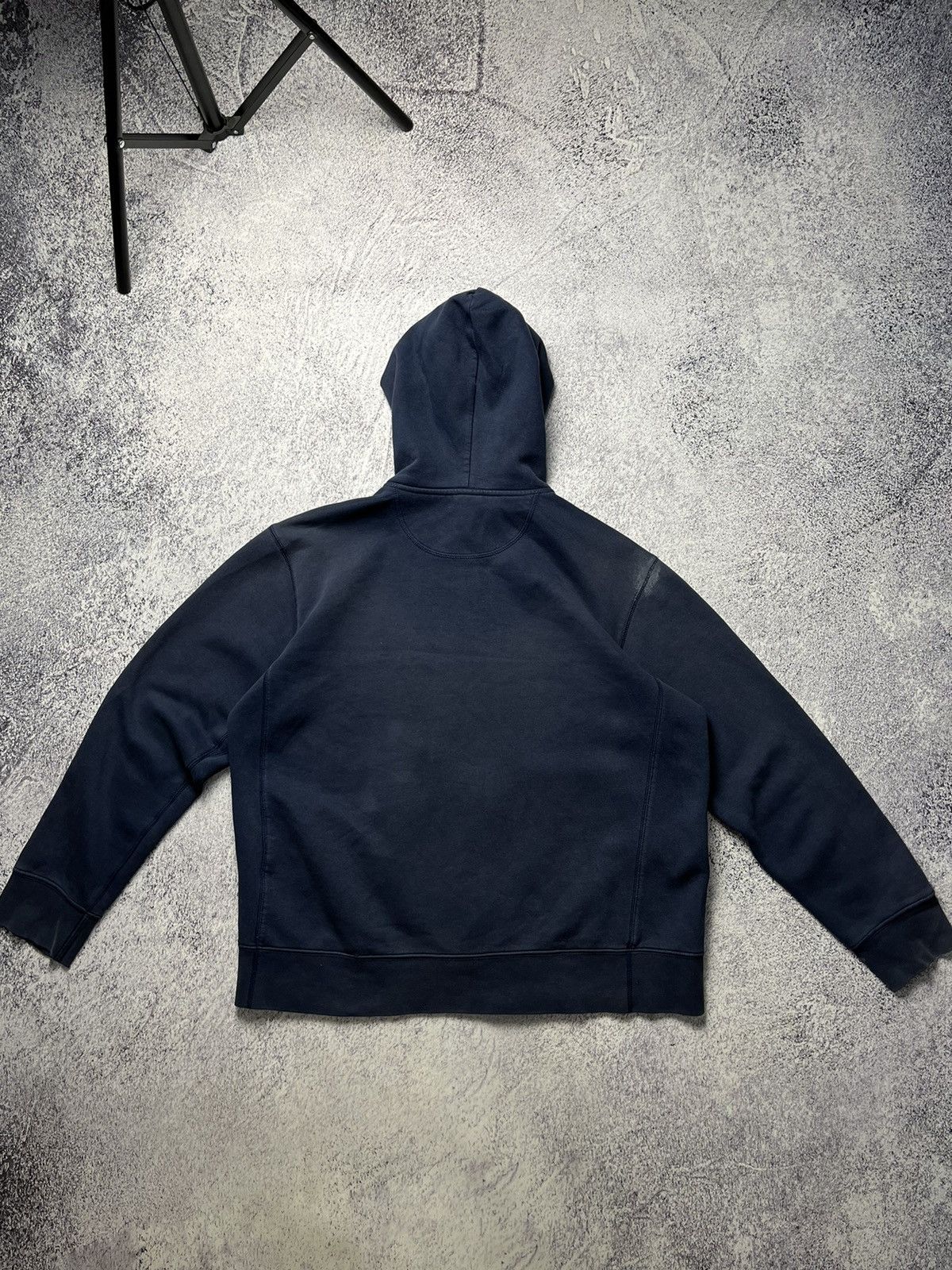 Nike Vintage Nike Distressed Zip Up Hoodie Swoosh Drill Size US L / EU 52-54 / 3 - 21 Thumbnail