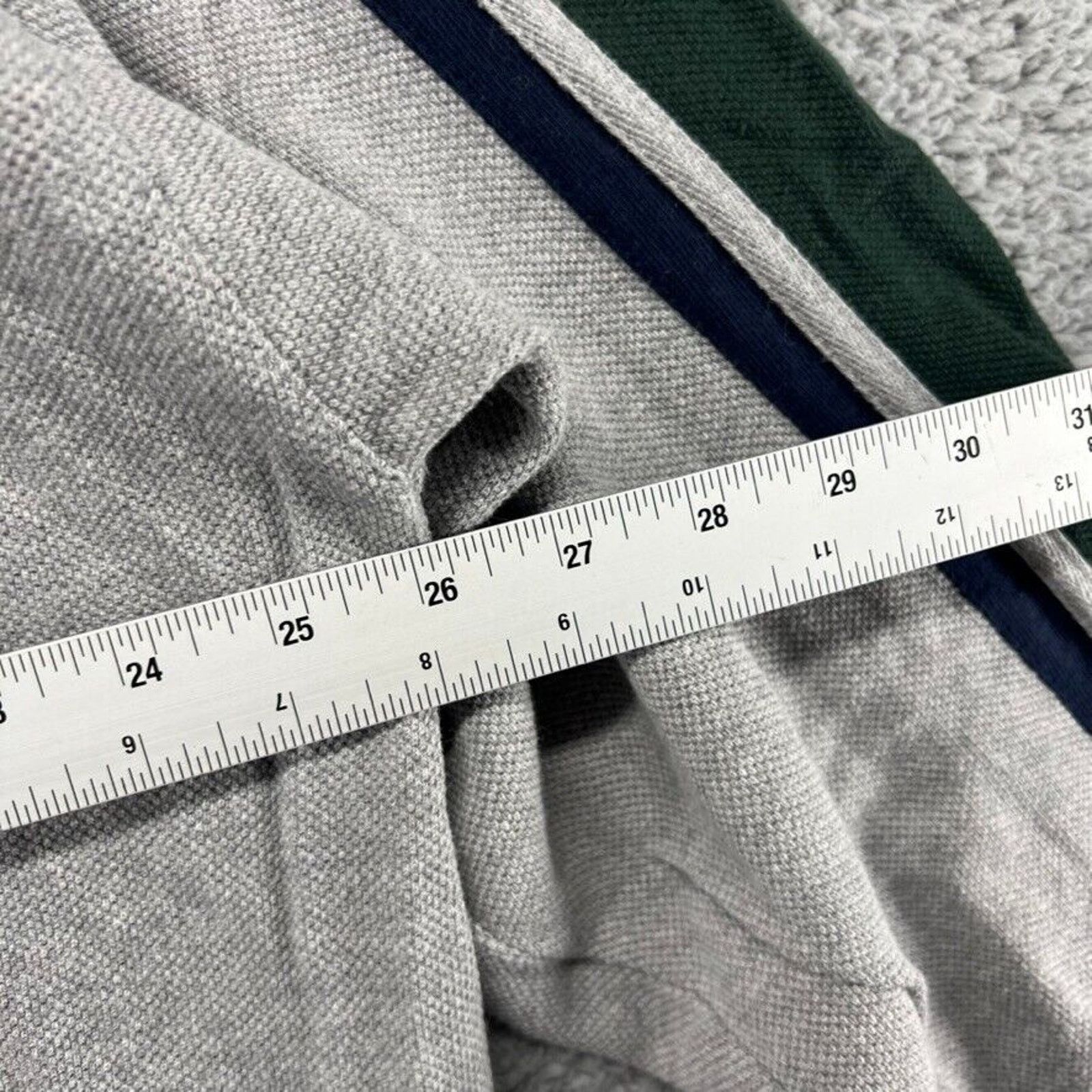 Lee Vintage Lee Dungarees Sweater Men's XL Gray Green 1/4 Zip Size US XL / EU 56 / 4 - 4 Thumbnail