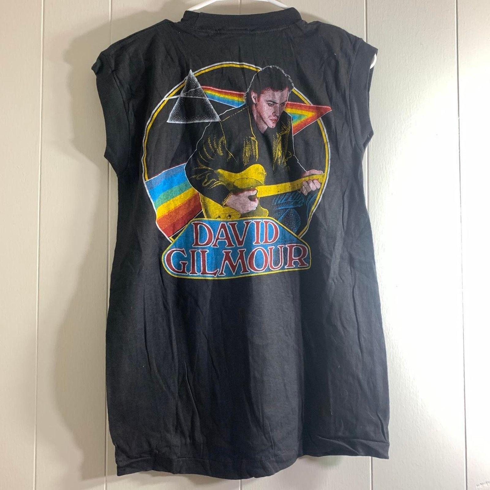 Vintage 1984 DAVID GILMOUR About Face double sided sleeveless tank M Size US M / EU 48-50 / 2 - 7 Thumbnail