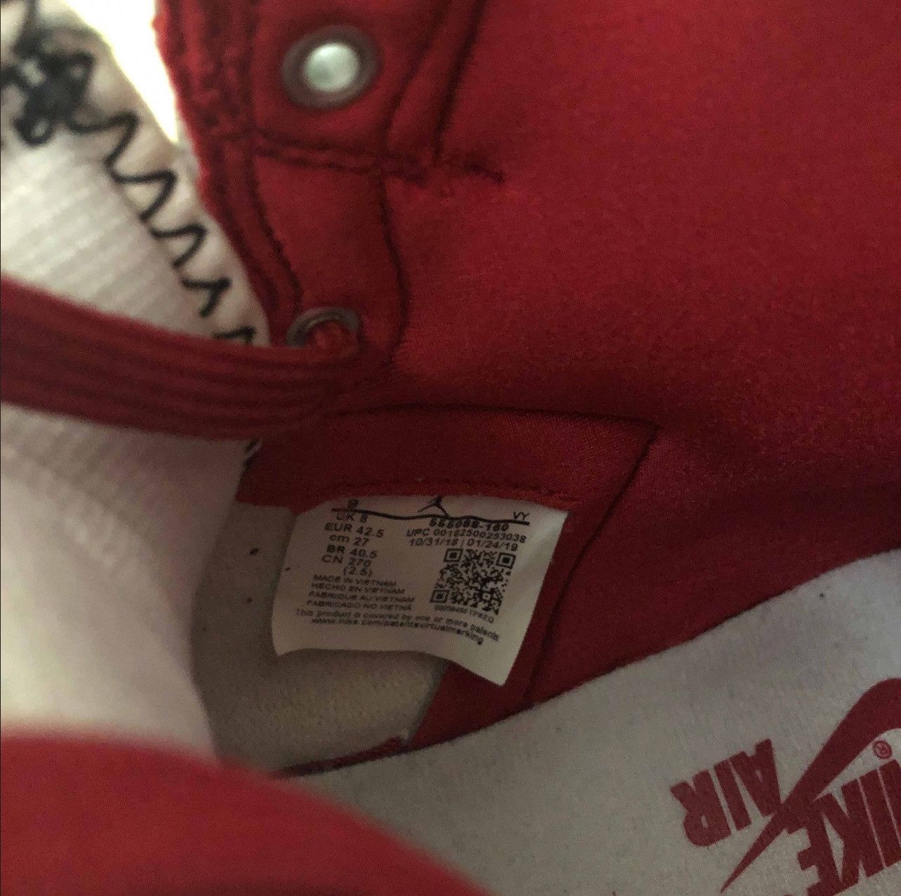 Nike Air Jordan 1 Retro High OG ‘Phantom’ Size US 9 / EU 42 - 6 Thumbnail