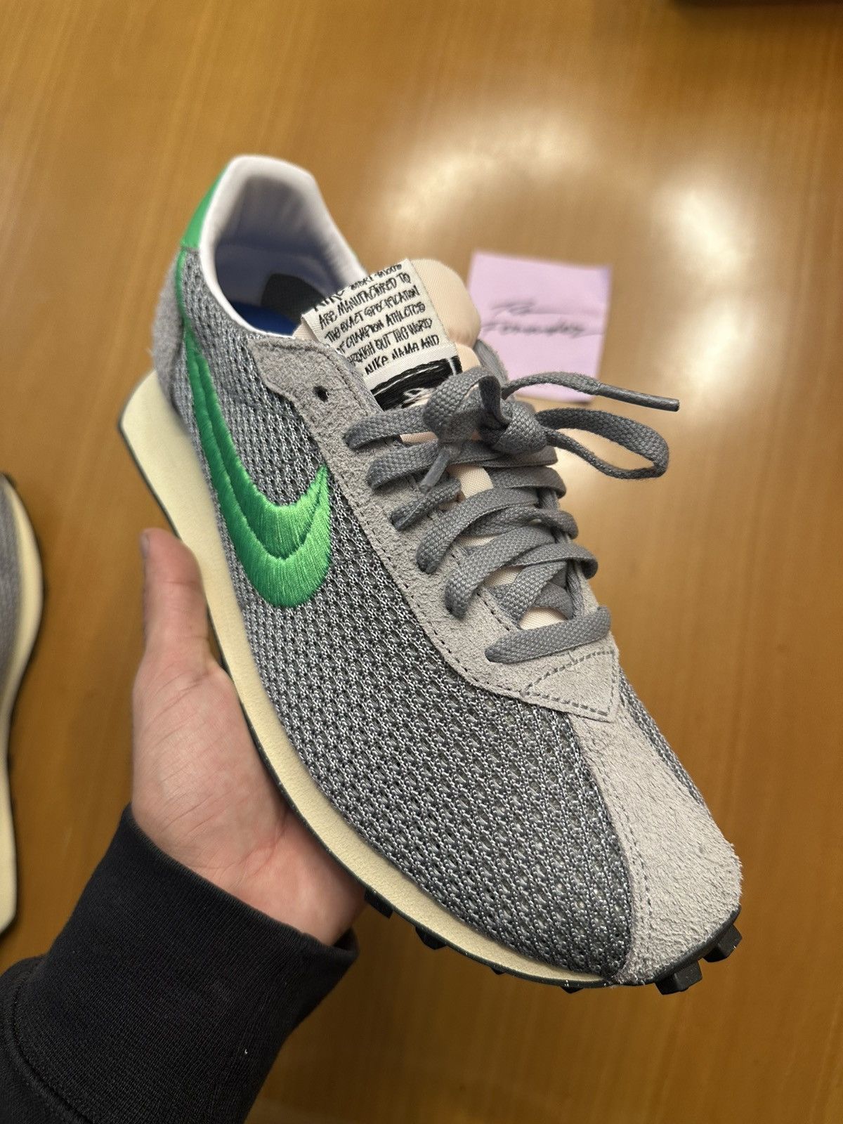 Nike × Stussy Nike x Stussy LD1000 particle grey/green spark Size US 10 / EU 43 - 6 Thumbnail