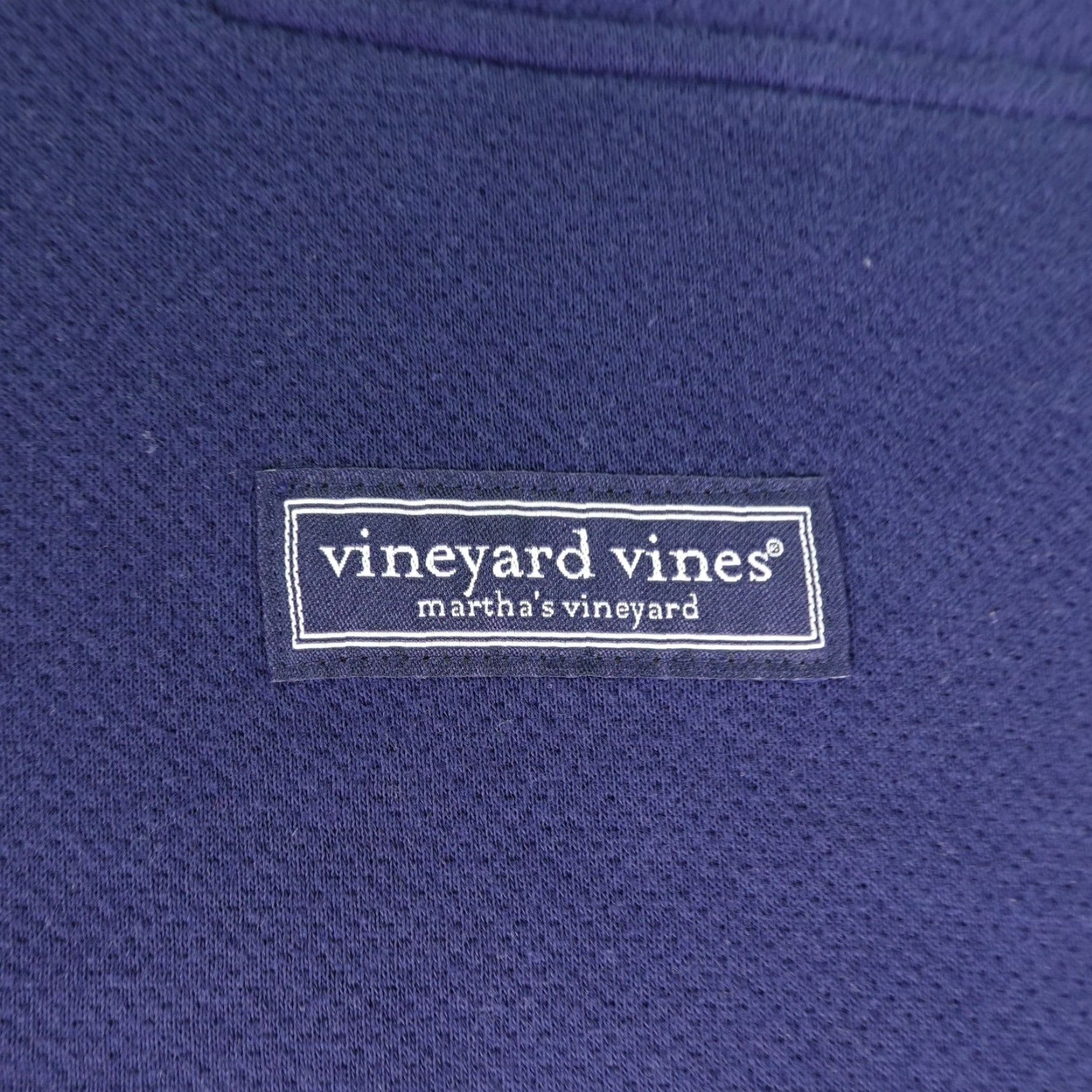 Vineyard Vines Vineyard Vines Sweater Mens Medium Blue Quarter Zip Pullover Soft Knit Marthas Size US M / EU 48-50 / 2 - 3 Thumbnail