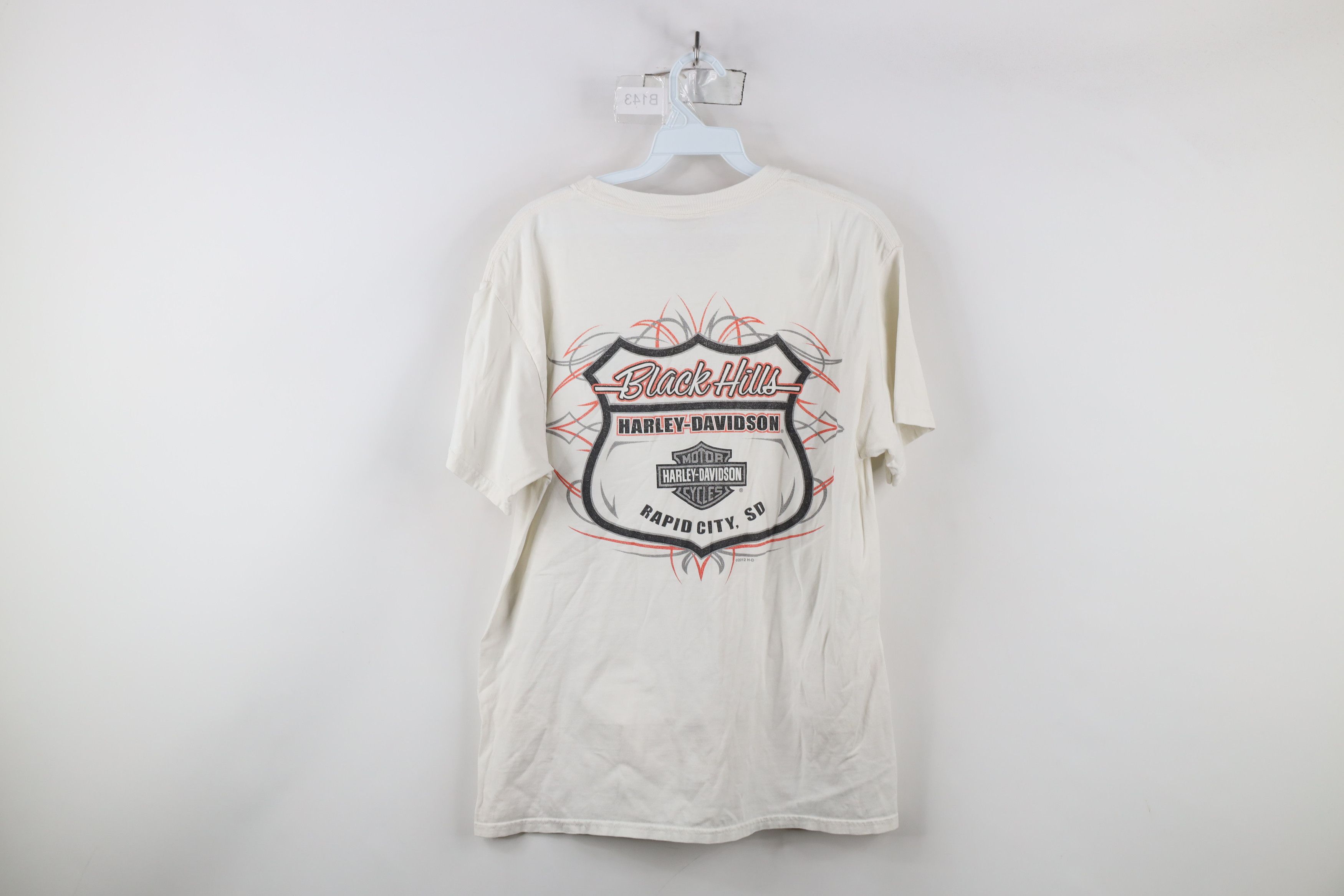 Harley Davidson × Vintage Vintage Y2K Harley Davidson Tribal Fire Flames T-Shirt Size US M / EU 48-50 / 2 - 14 Thumbnail