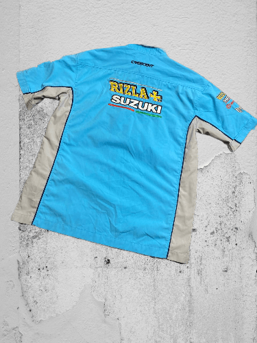 NASCAR × Vintage Vintage Suzuki Racing Fleece Jacket Nascar Big Logo Size US XL / EU 56 / 4 - 1 Thumbnail