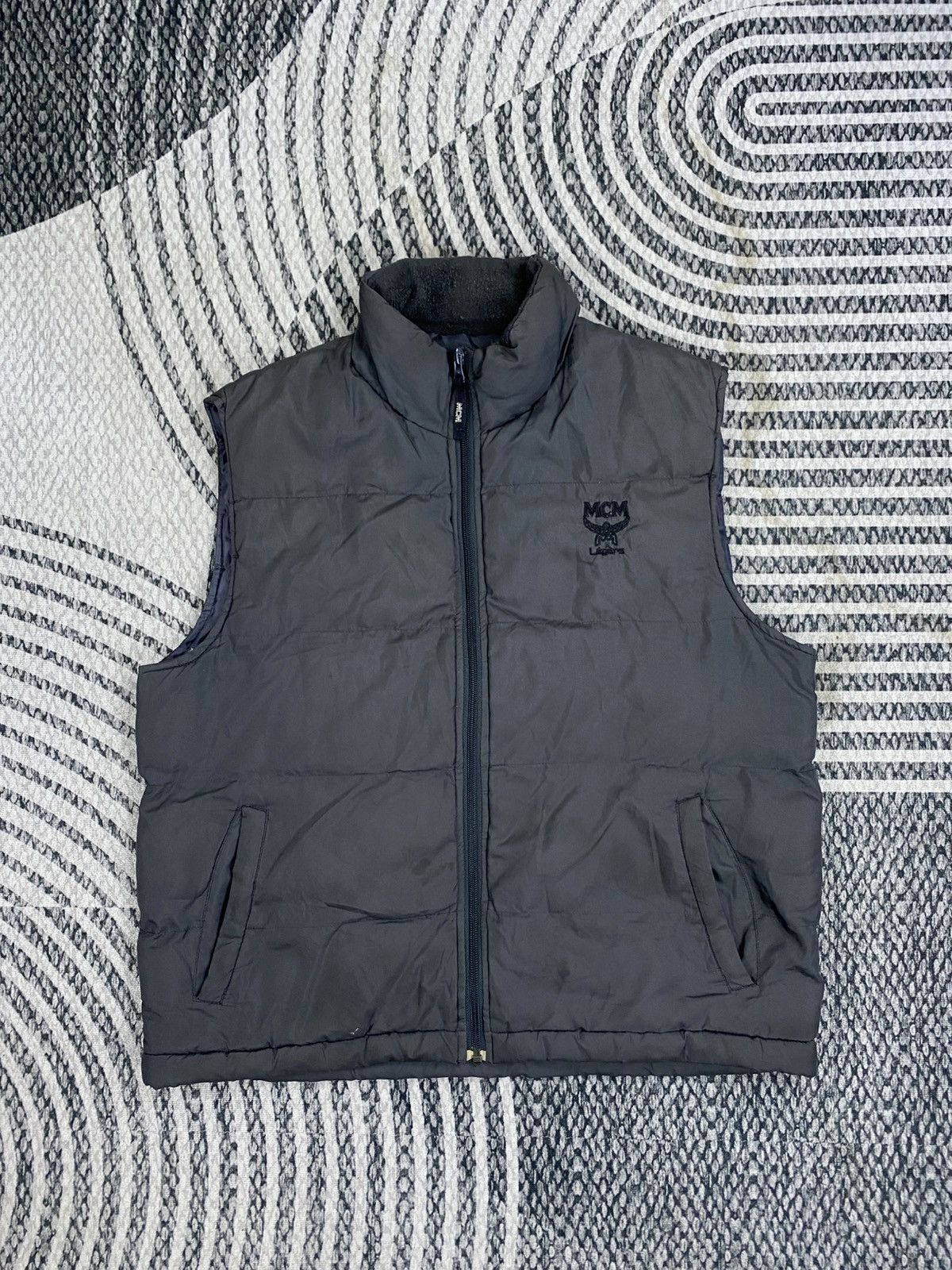 MCM Vintage MCM Legere Small Logo Zip-Up Vest Style Size US M / EU 48-50 / 2 - 1 Thumbnail