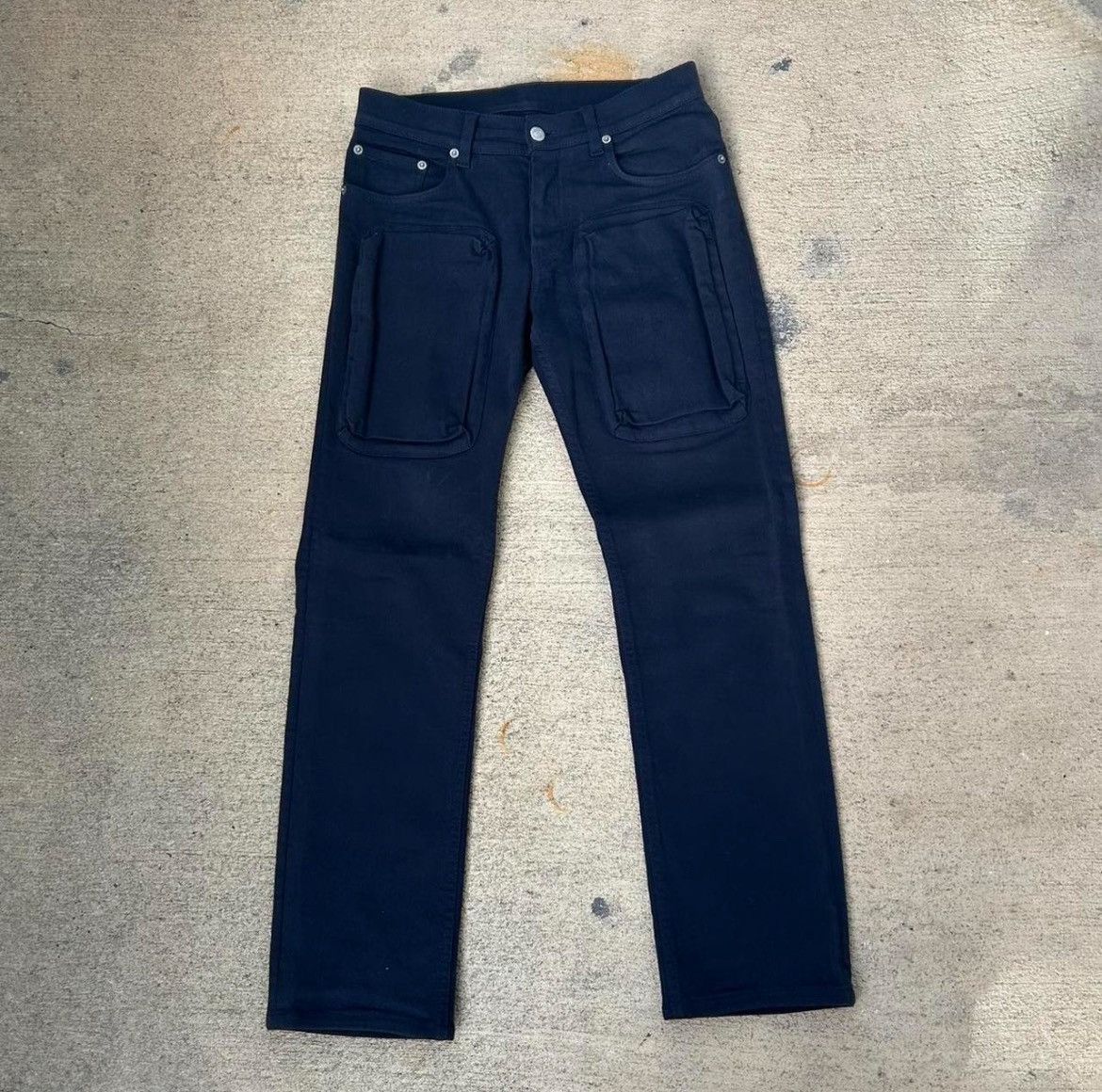 Helmut Lang Helmut Lang 1999 Mainline 3D Cargo 5 Pocket Jeans Size US 29 - 1 Thumbnail