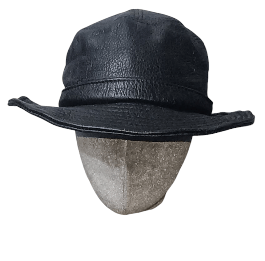 Genuine Leather COWHIDE SUPER SOFT LEATHER BUCKET HAT Size ONE SIZE - 1 Thumbnail