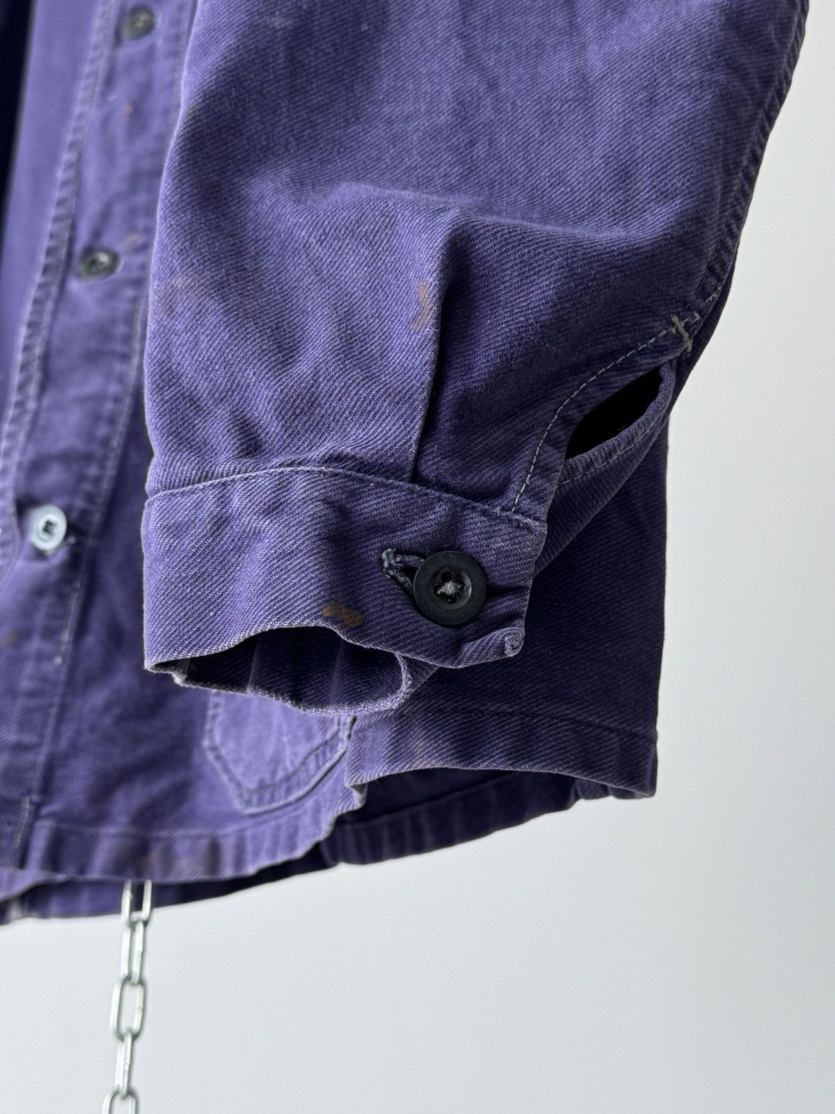 Vetra 1960s Vintage Swiss Workwear Railway Faded Chore Jacket Size US M / EU 48-50 / 2 - 7 Thumbnail