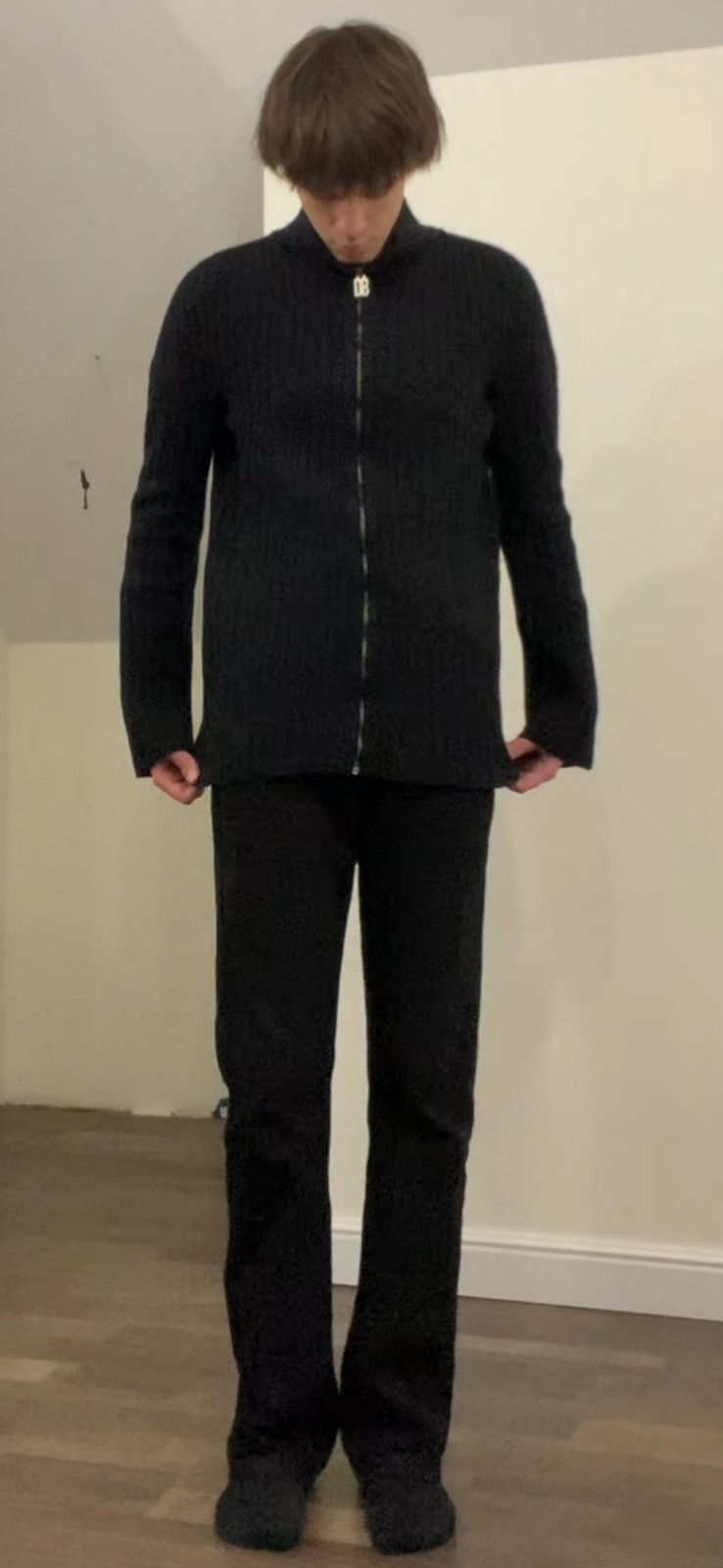 Dirk Bikkembergs A/W1999 Dirk Bikkembergs Zip Up Knit Size US L / EU 52-54 / 3 - 8 Thumbnail