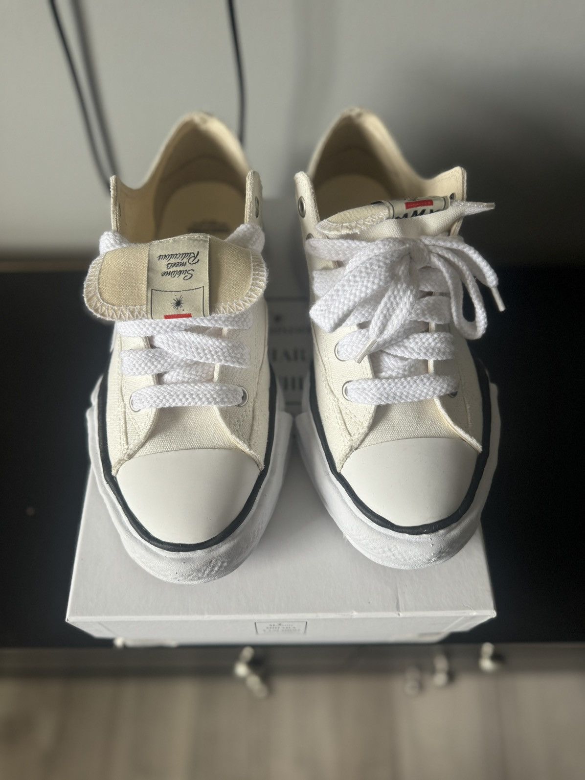 Maison Mihara Yasuhiro Peterson OG Sole Canvas Low 'White'