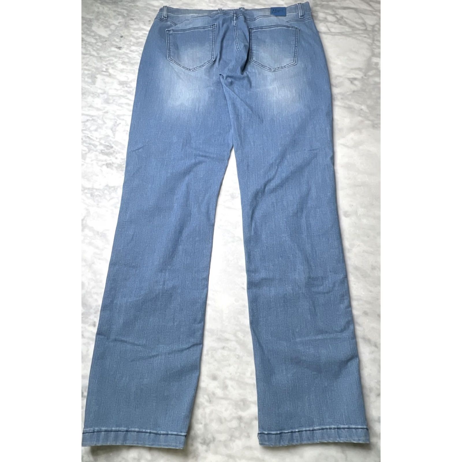 Vintage Mugsy Jeans Mens 38x36 Style FLX9CTL Faded Light Wash Straight 5-Pocket Denim City Preppy Size US 38 / EU 54 - 6 Thumbnail