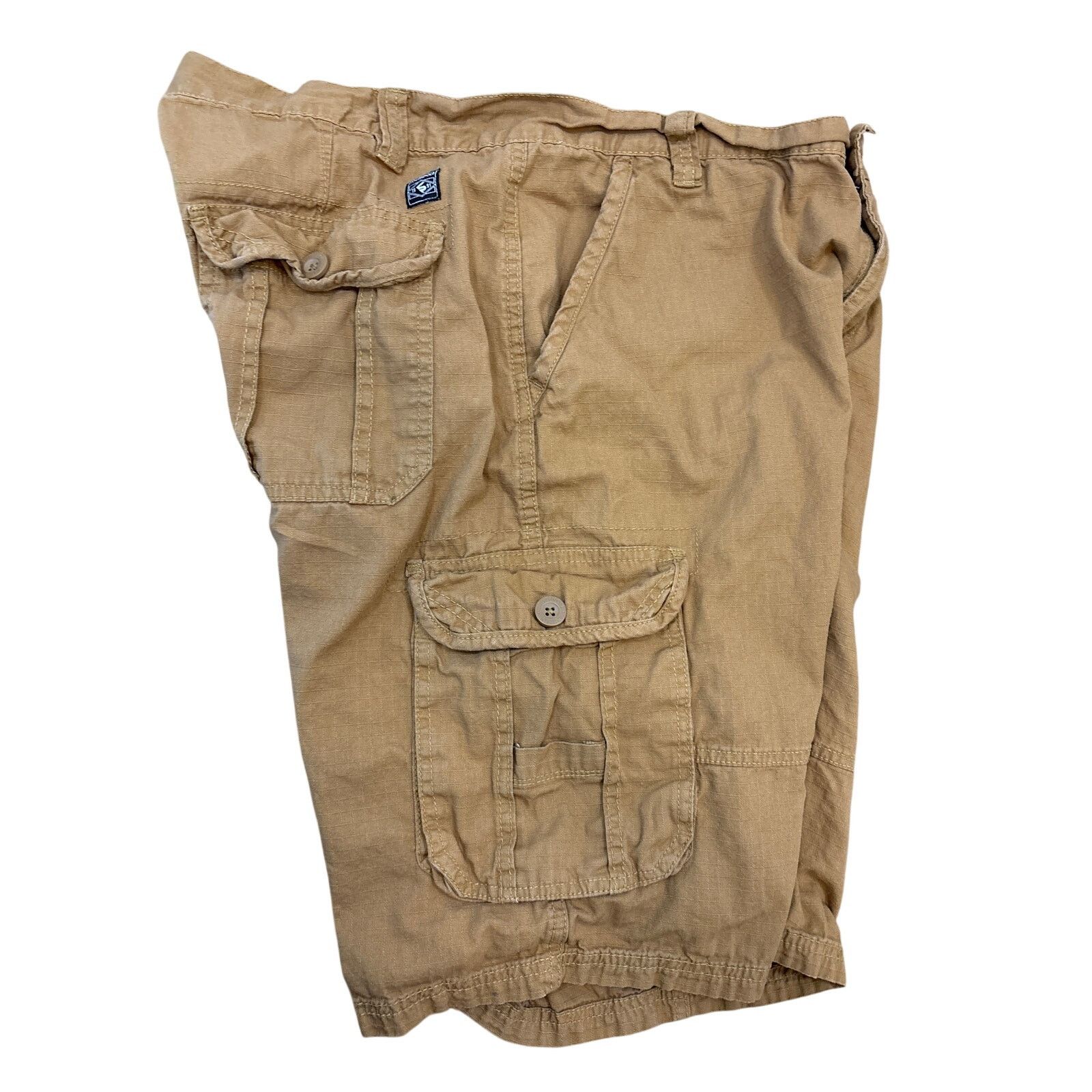 Southpole SouthPole brown cargo shorts baggy 38 ripstop y2k style Size US 38 / EU 54 - 6 Thumbnail