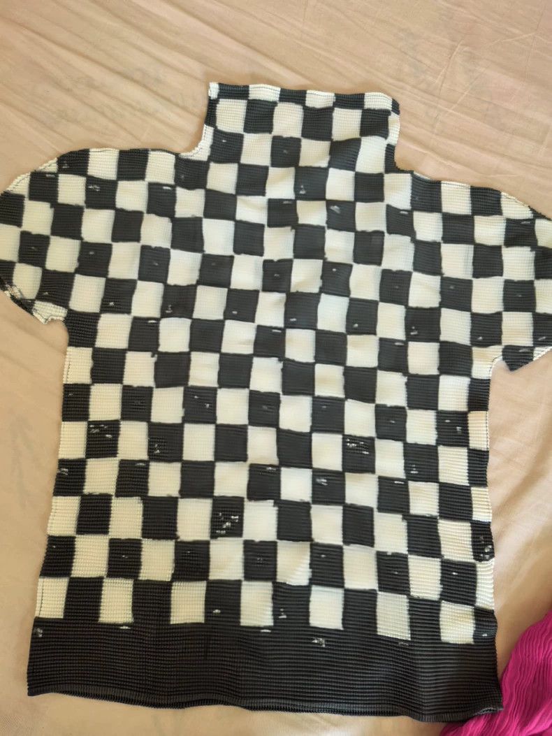 Other Issey Miyake size:one size Grey and white checkered high-n Size XS / US 0-2 / IT 36-38 - 3 Thumbnail