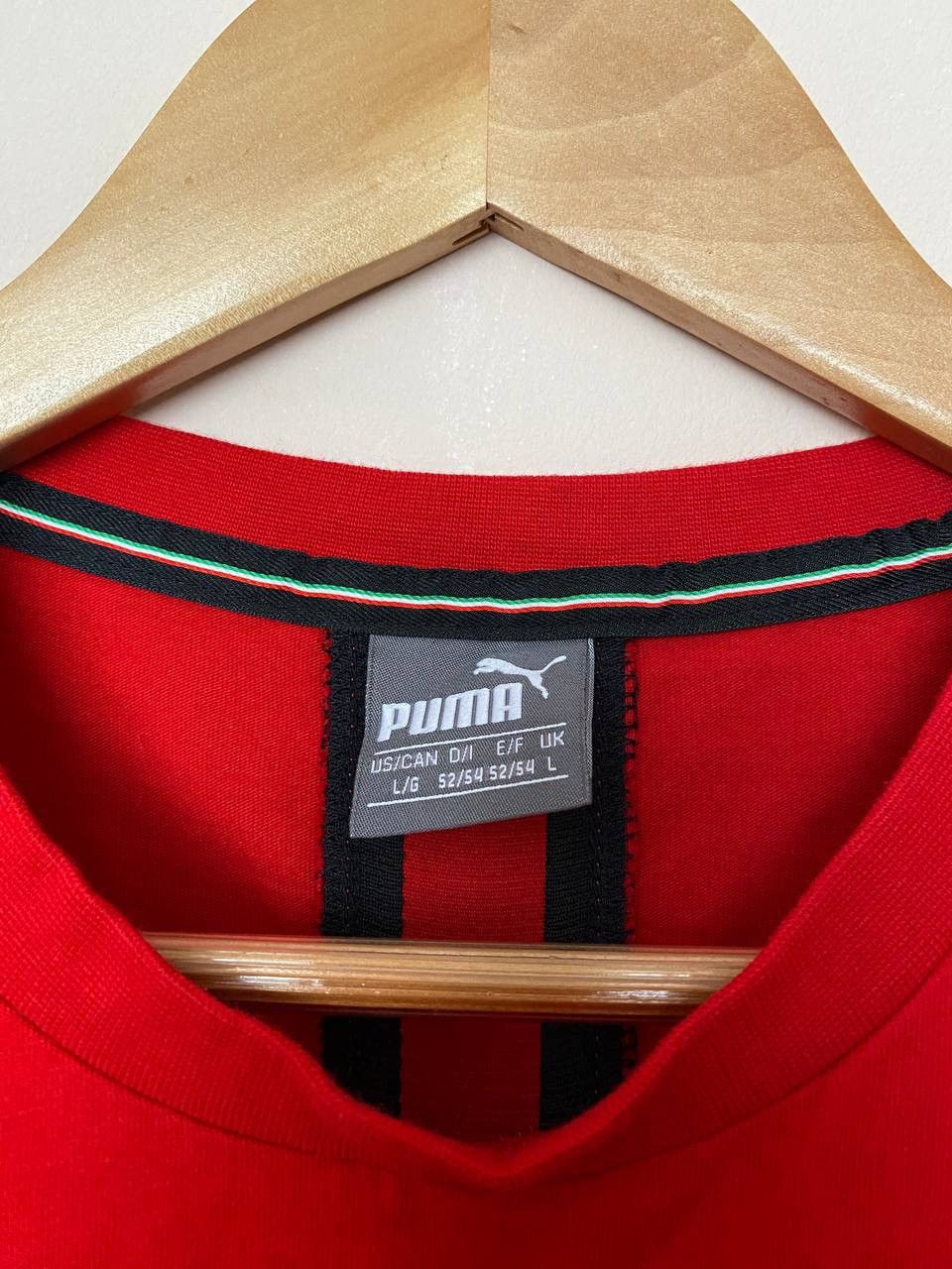 Ferrari × Puma × Vintage 📌Puma Mens Ferrari Racing Red Crew Neck Short Sleeve T-Shirt Size US L / EU 52-54 / 3 - 4 Thumbnail