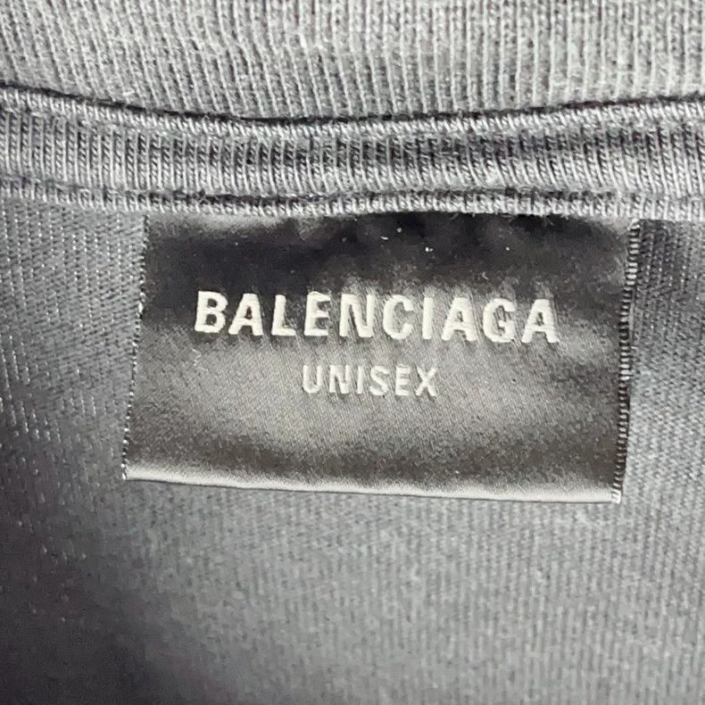 Balenciaga Balenciaga Letter printed T-shirt with round neck and shor Size US XXS / EU 40 - 3 Thumbnail