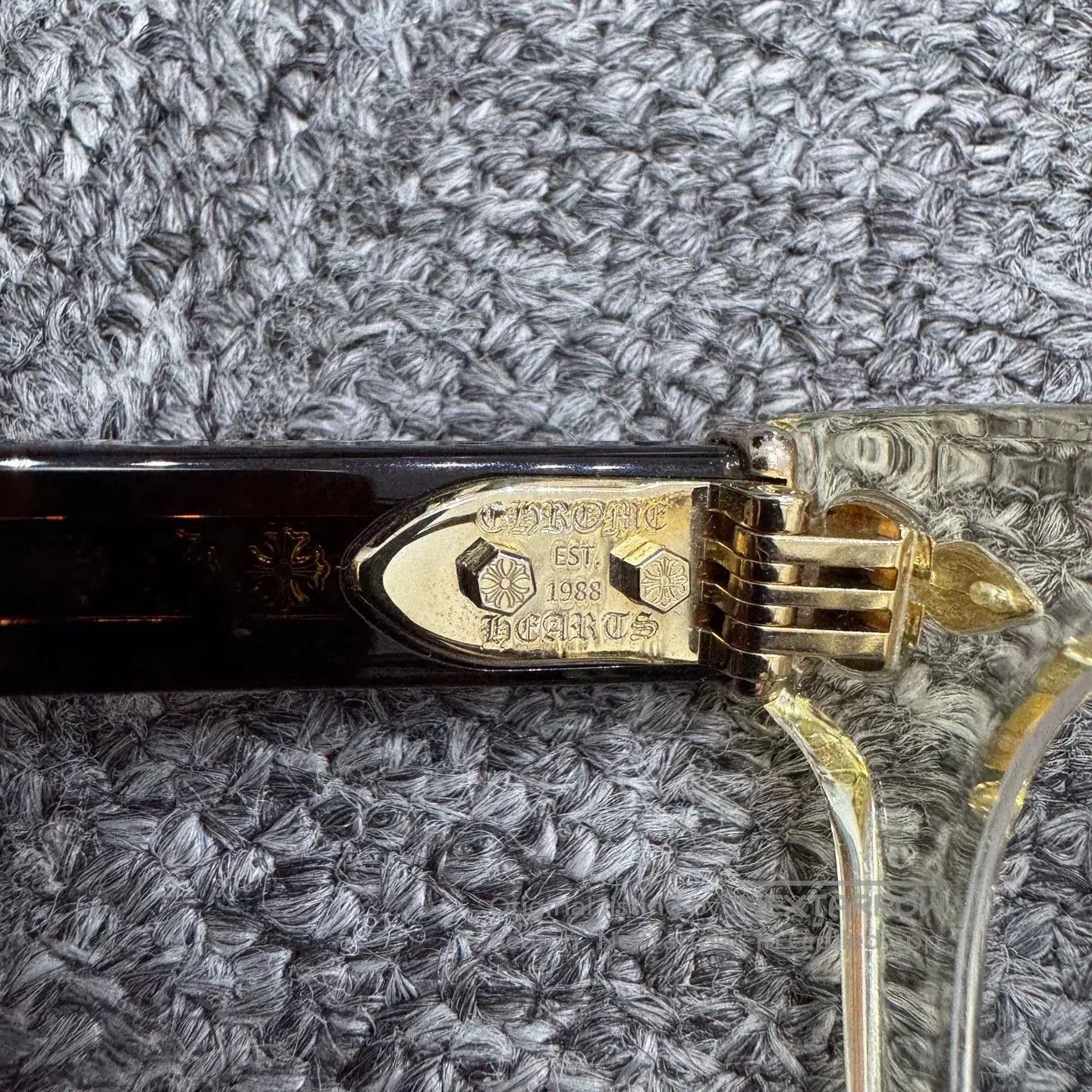 Chrome Hearts Chrome Hearts Transparent Yellow Glasses. Size ONE SIZE - 3 Thumbnail
