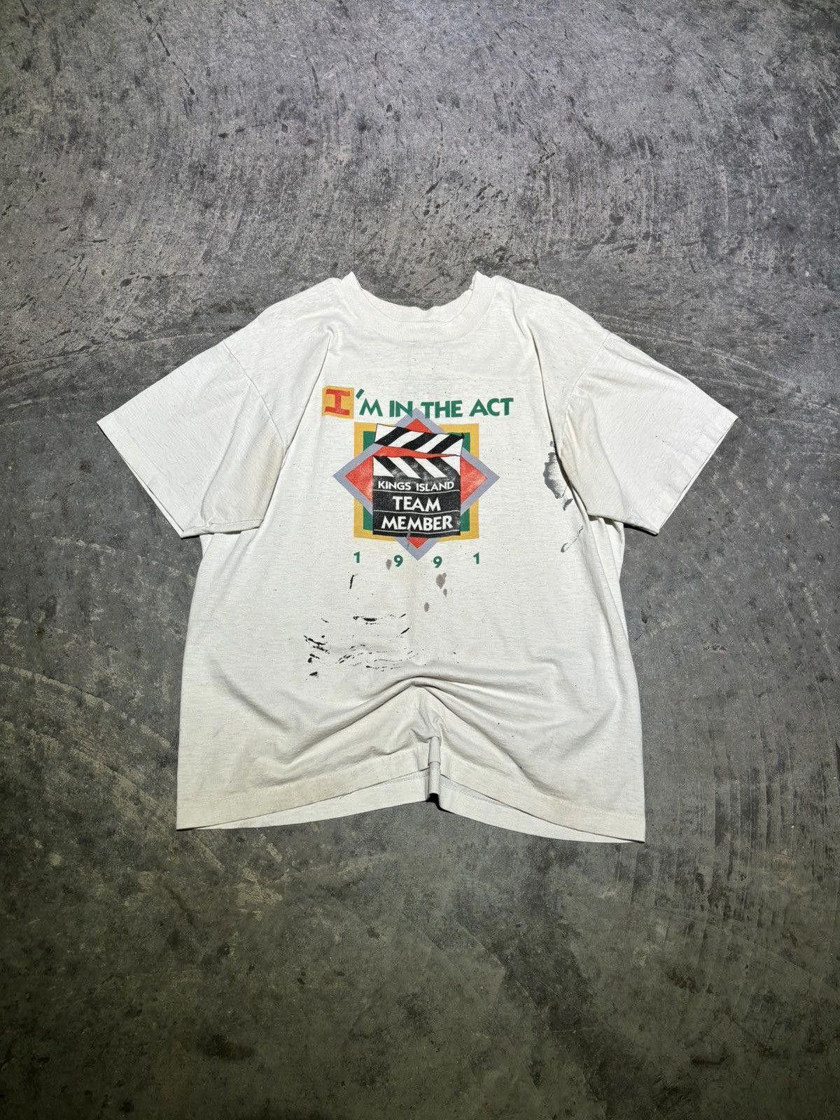 Vintage Vintage Screen Stars Kings Island Staff Tee Size US XL / EU 56 / 4 - 2 Thumbnail