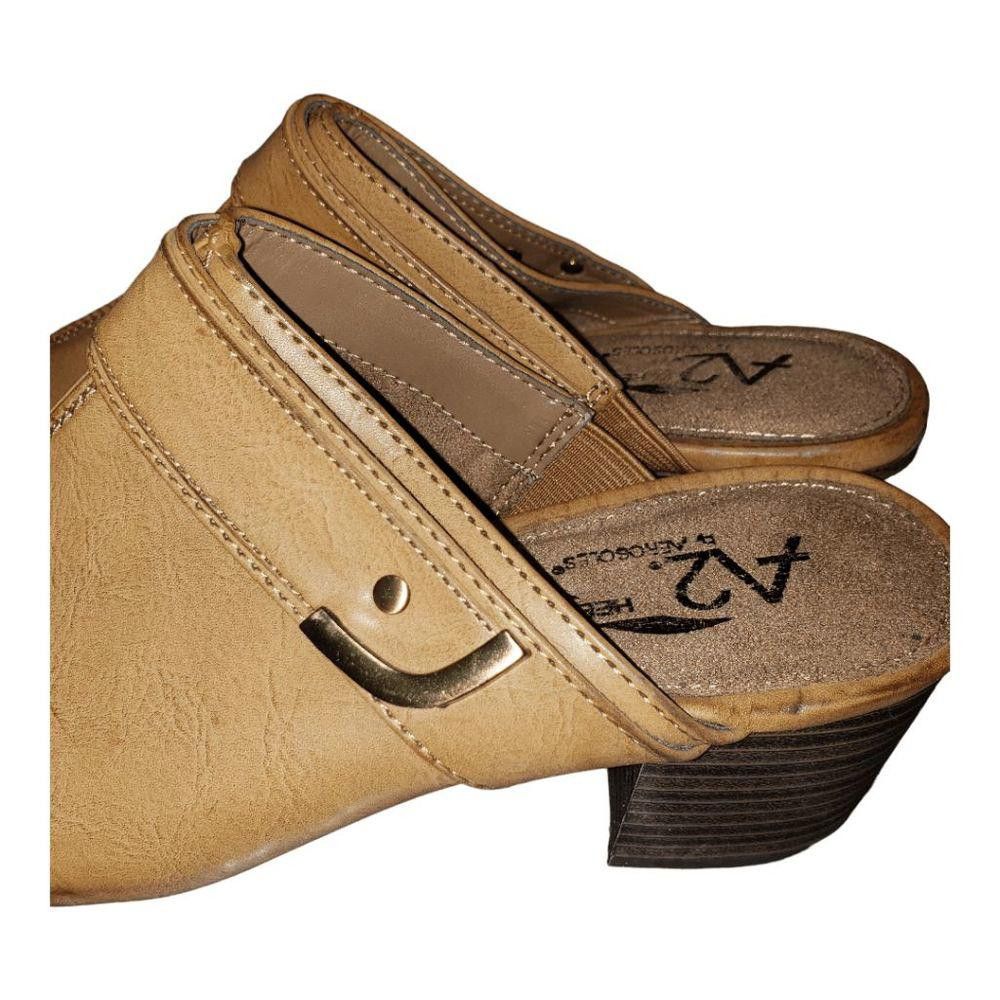 Designer CT1848a Aerosole Taupe A2 Heel Rest Slide on Sandal 7.5 Size US 7.5 / IT 37.5 - 4 Thumbnail