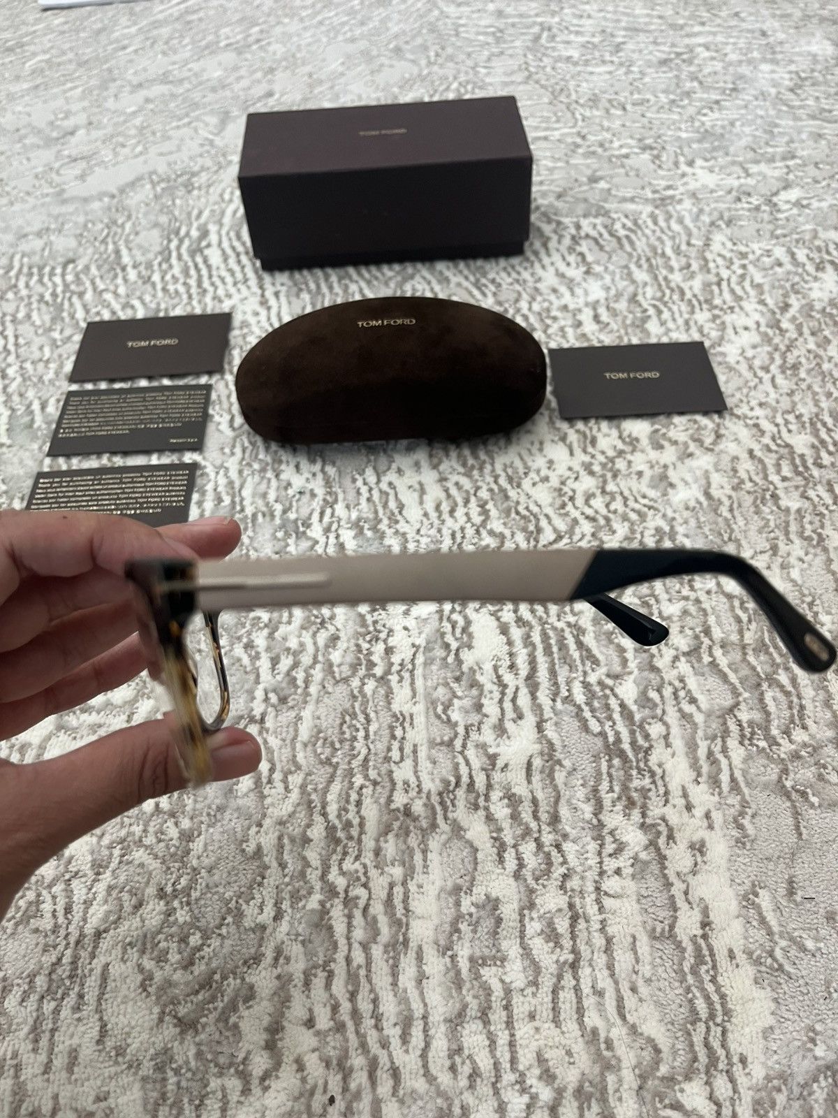 Tom Ford Tom Ford Square Block Black & Tourtise Optical Frames Glasse Size ONE SIZE - 10 Thumbnail