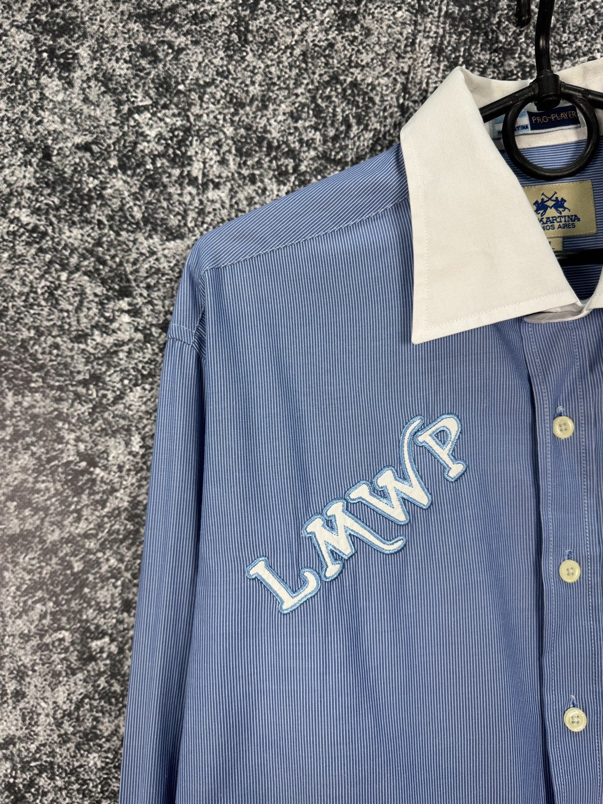 La Martina Men’s La Martina Long Sleeve Shirt Button Up LMWP Size L Size US L / EU 52-54 / 3 - 5 Thumbnail