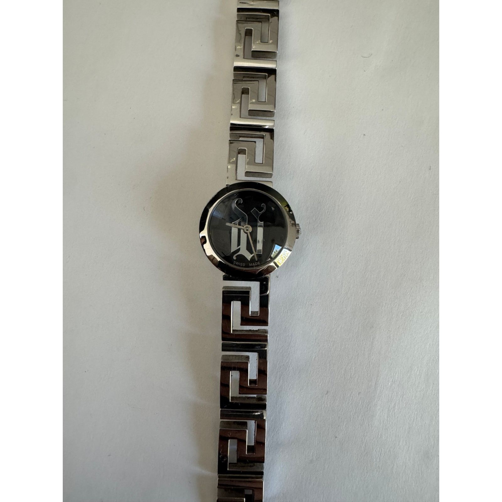 Versace Mint Condition Silver Versace Meandros Watch Size ONE SIZE - 3 Thumbnail