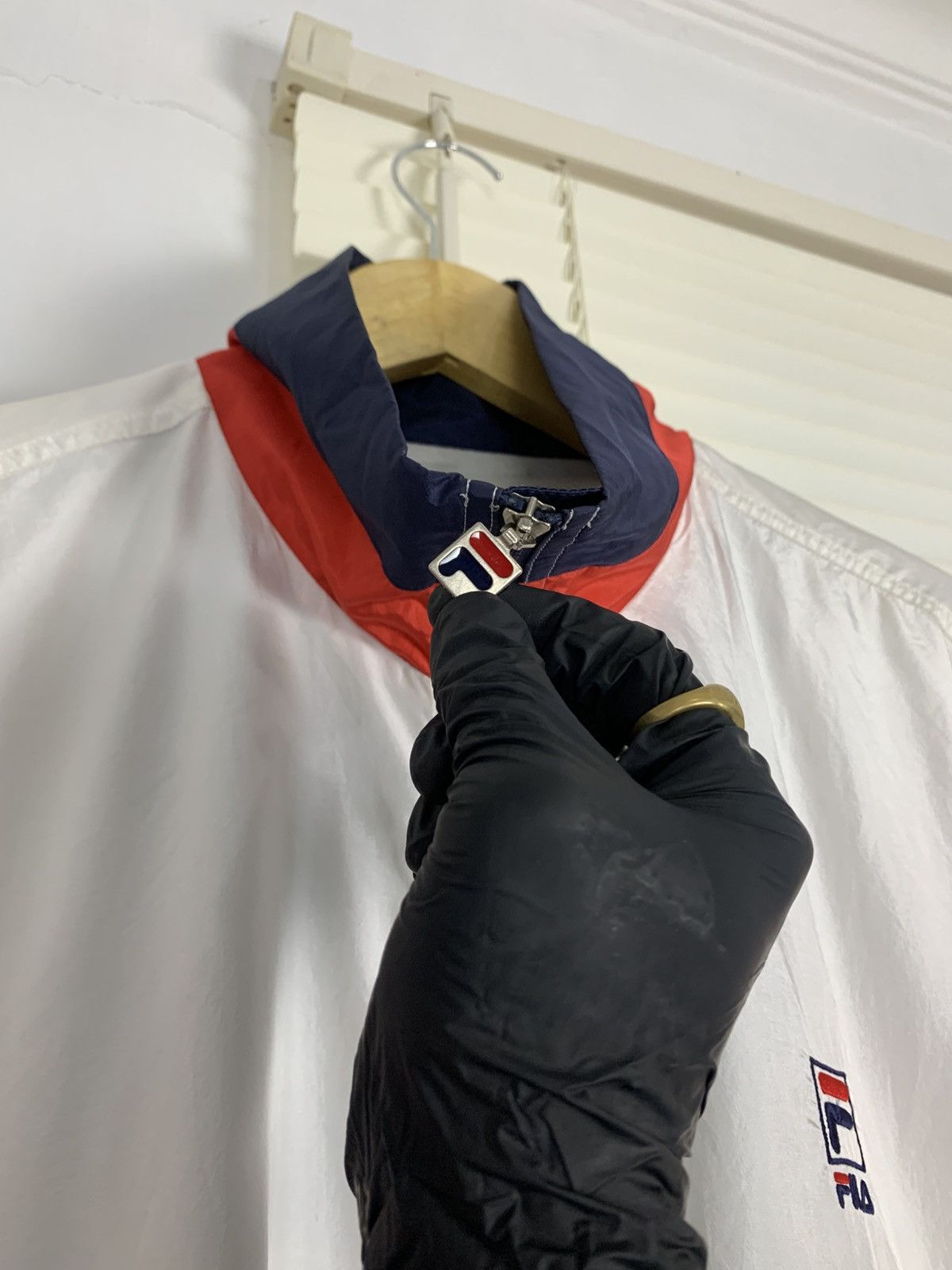 Fila × Vintage Vintage 90s Fila Sport Oversized Track Jacket Size US L / EU 52-54 / 3 - 5 Thumbnail