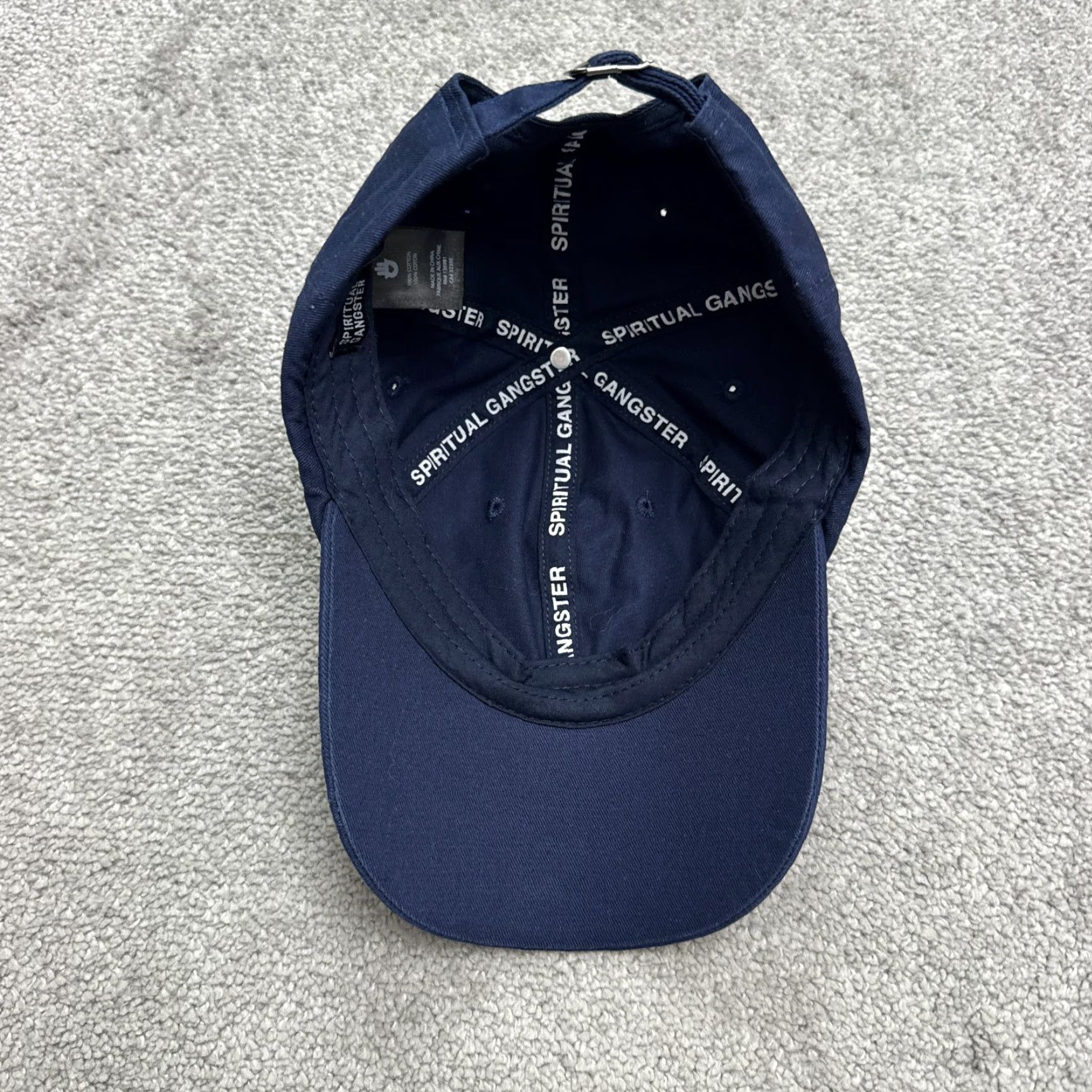 Spiritual Gangster Spiritual Gangster Baseball Hat Cap Mens One Size Blue Logo Embroidered Spiritua l Gangster Baseball Cap Mens One Size Blue Spellout Logo Embroidered Size ONE SIZE - 6 Thumbnail