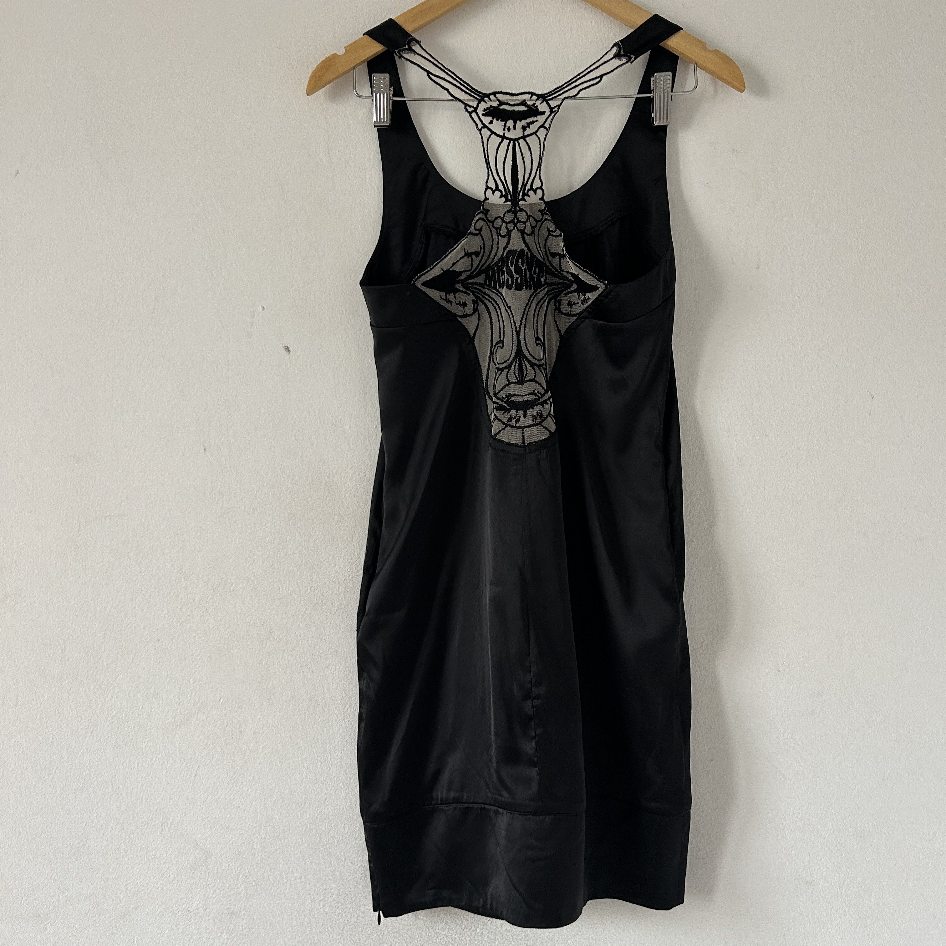 Miss Sixty Vintage Miss Sixty Black Satin Tank Dress Size S / US 4 / IT 40 - 8 Thumbnail