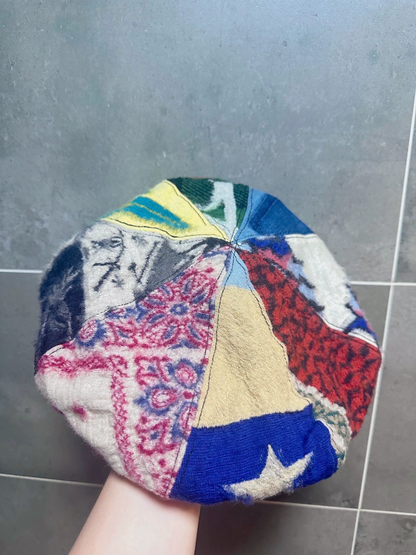 Kapital Kapital Multi-color wool caps spliced with different materials Size ONE SIZE - 1 Thumbnail