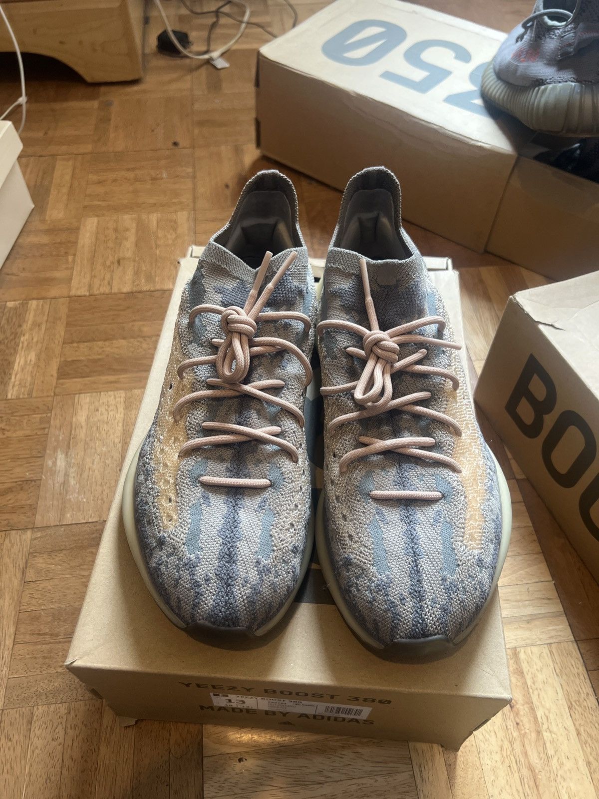 Adidas × Kanye West × Yeezy Yeezy Boost 380 Mist Size US 13 / EU 46 - 3 Thumbnail