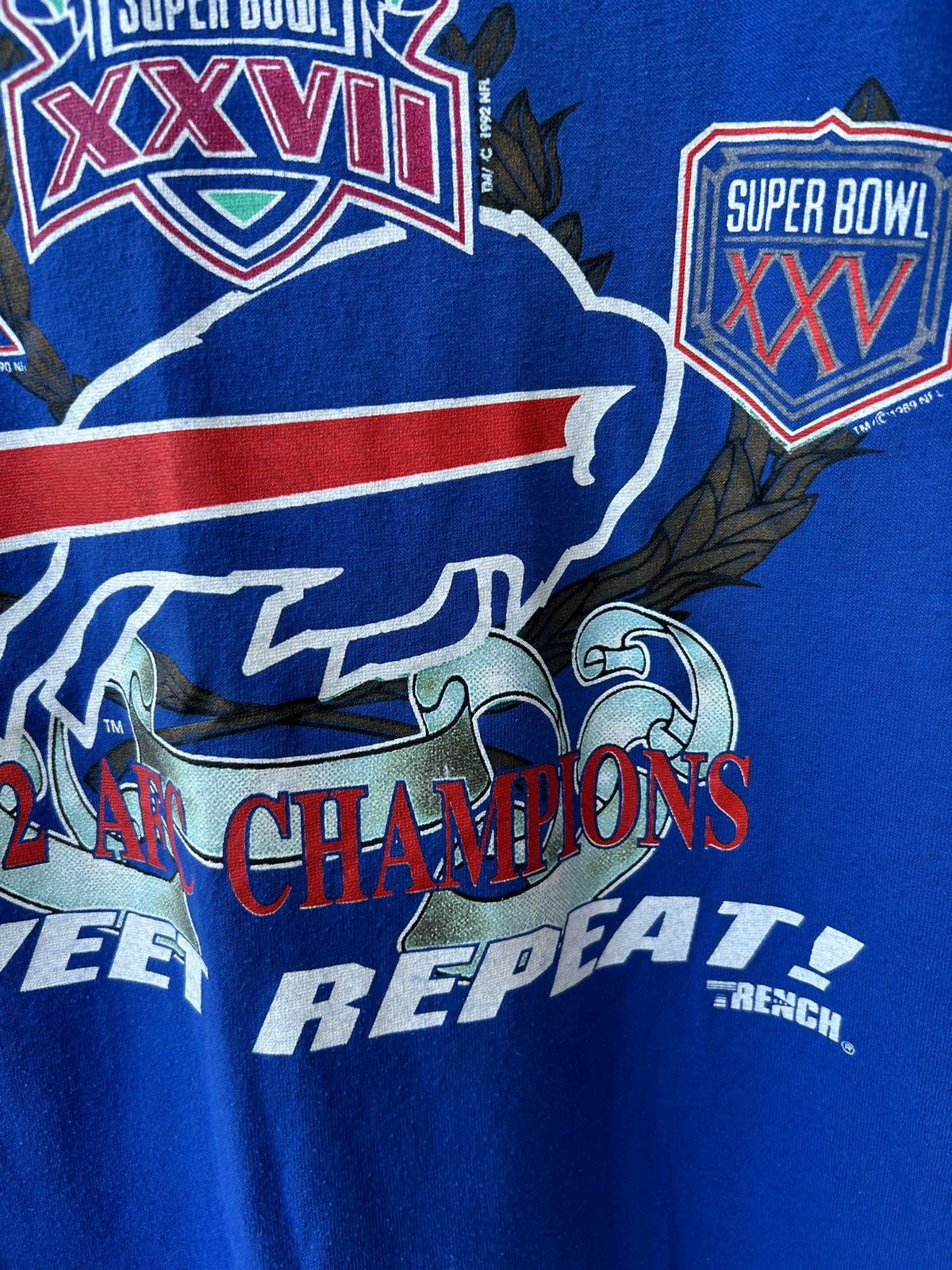 Vintage Vintage Buffalo Bills Sweet Repeat Super Bowl Shirt Rare 90s Size US XL / EU 56 / 4 - 7 Thumbnail