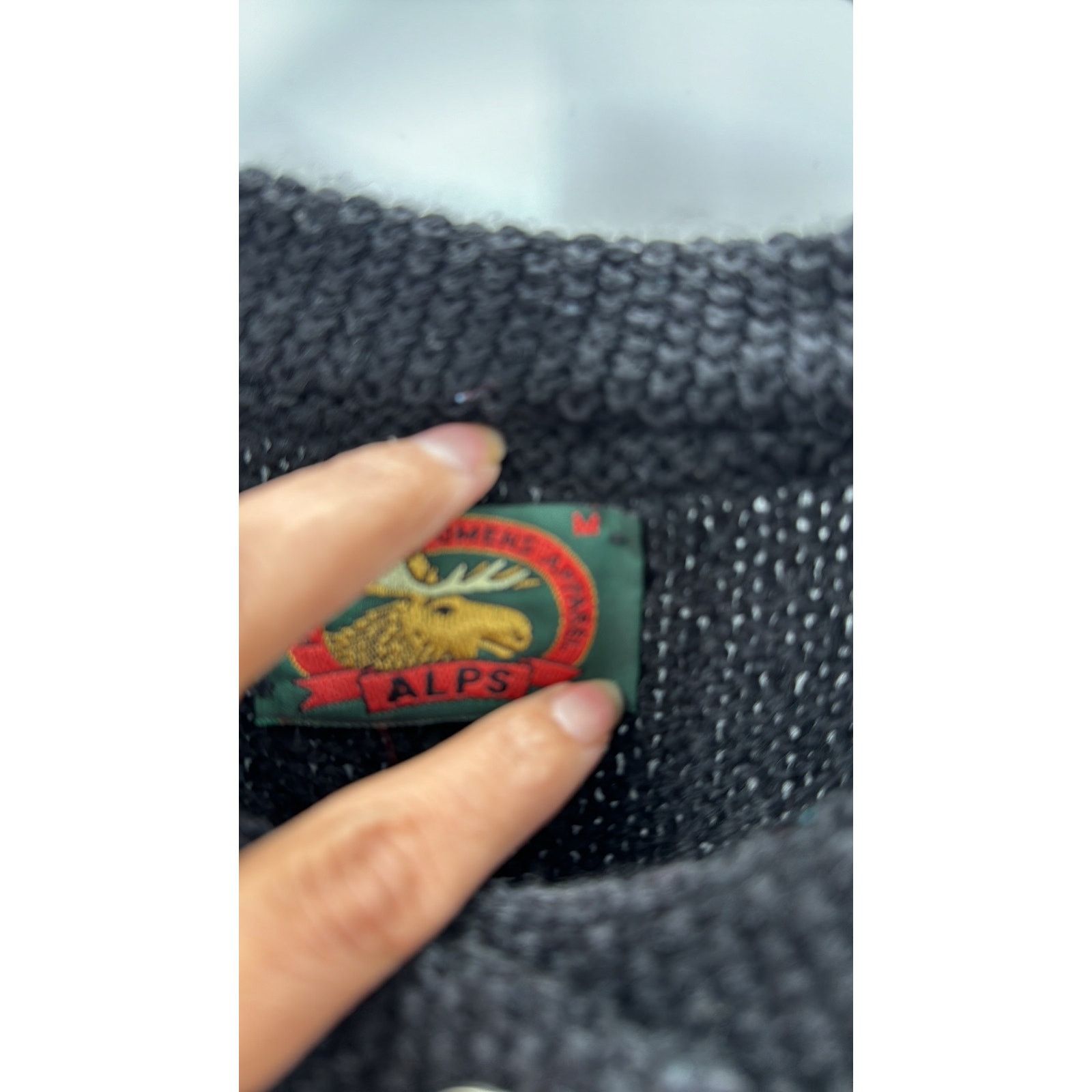 Vintage Vintage Alps Fine Apparel Knit Sweater cardigan 80s size M Size M / US 6-8 / IT 42-44 - 6 Thumbnail