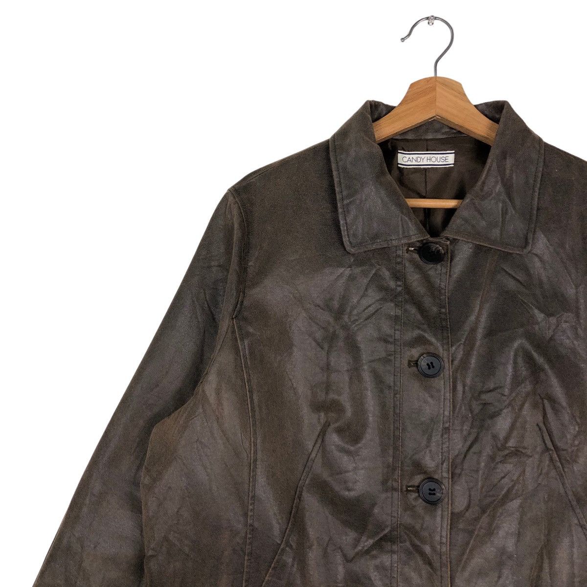 Hysteric Glamour 🔥Vintage Leather Jacket Biker Candy House Japan Rare Design Size US M / EU 48-50 / 2 - 7 Thumbnail