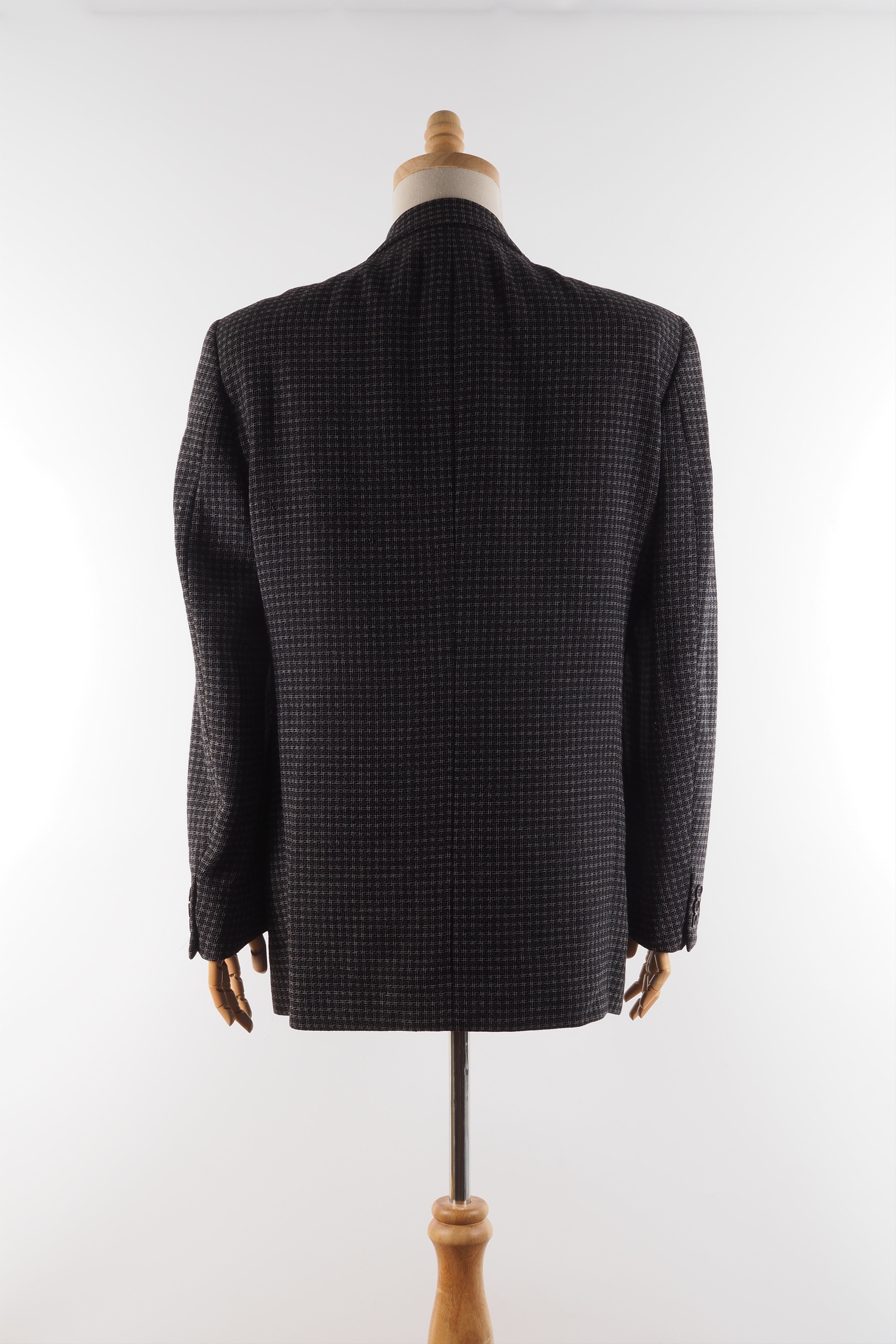 Kenzo × Vintage Kenzo Homme Vintage Gray Wool Sport Coat Blazer Jacket Size 40R - 4 Thumbnail
